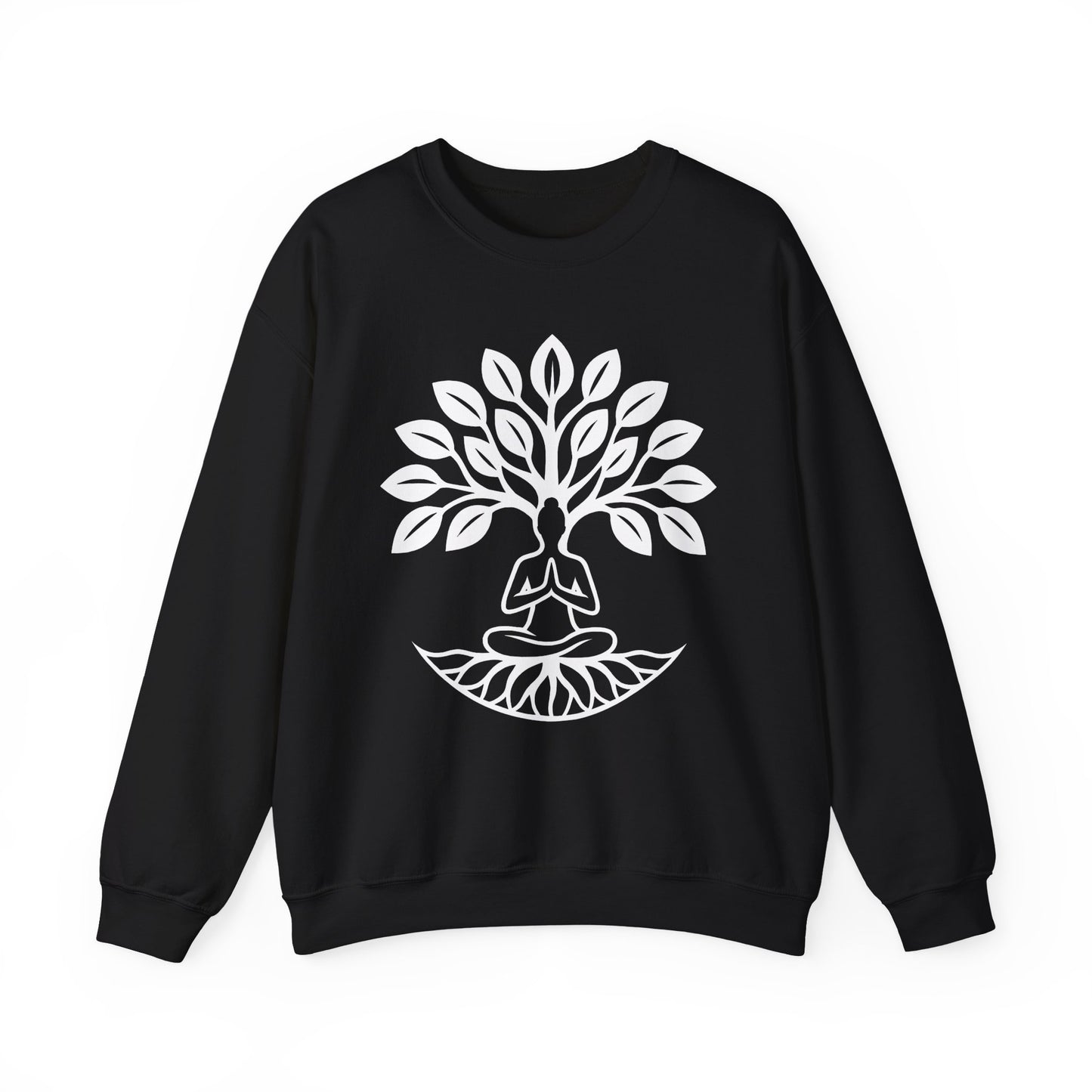 🌿Rooted in Stillness - Tree of Life Crewneck Sweatshirt