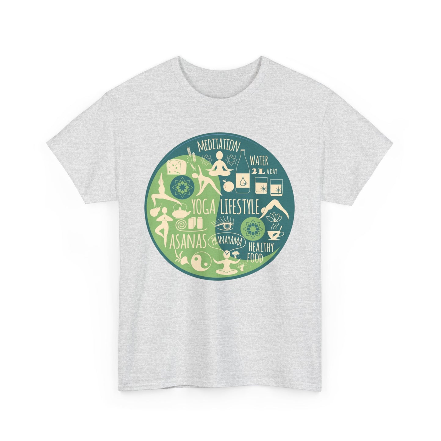 Vital Flow Heavy Cotton Tee - Live the Good Life, Mindfully