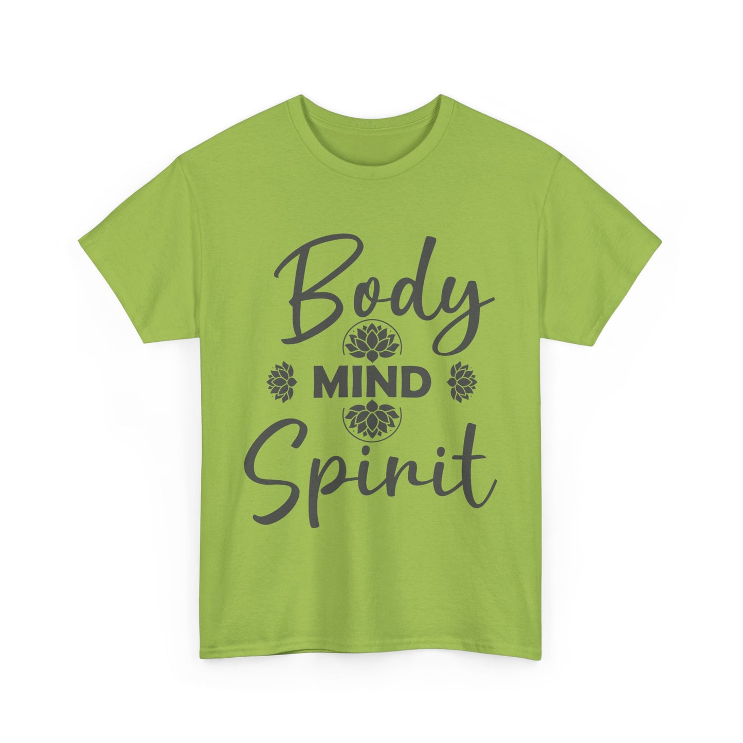 "Body • Mind • Spirit" - Align Your Energy Heavy Cotton Tee