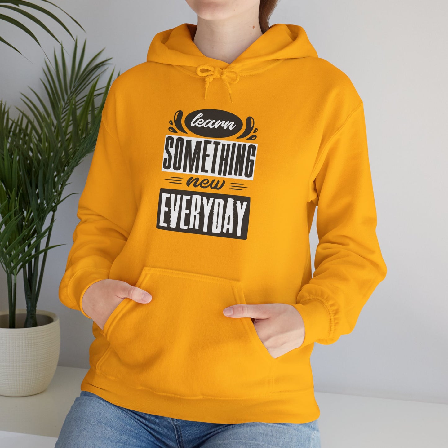 📚Learn Something New Every Day Hoodie – Spiritual Growth & Mindful Living Unisex Hoodie🌿
