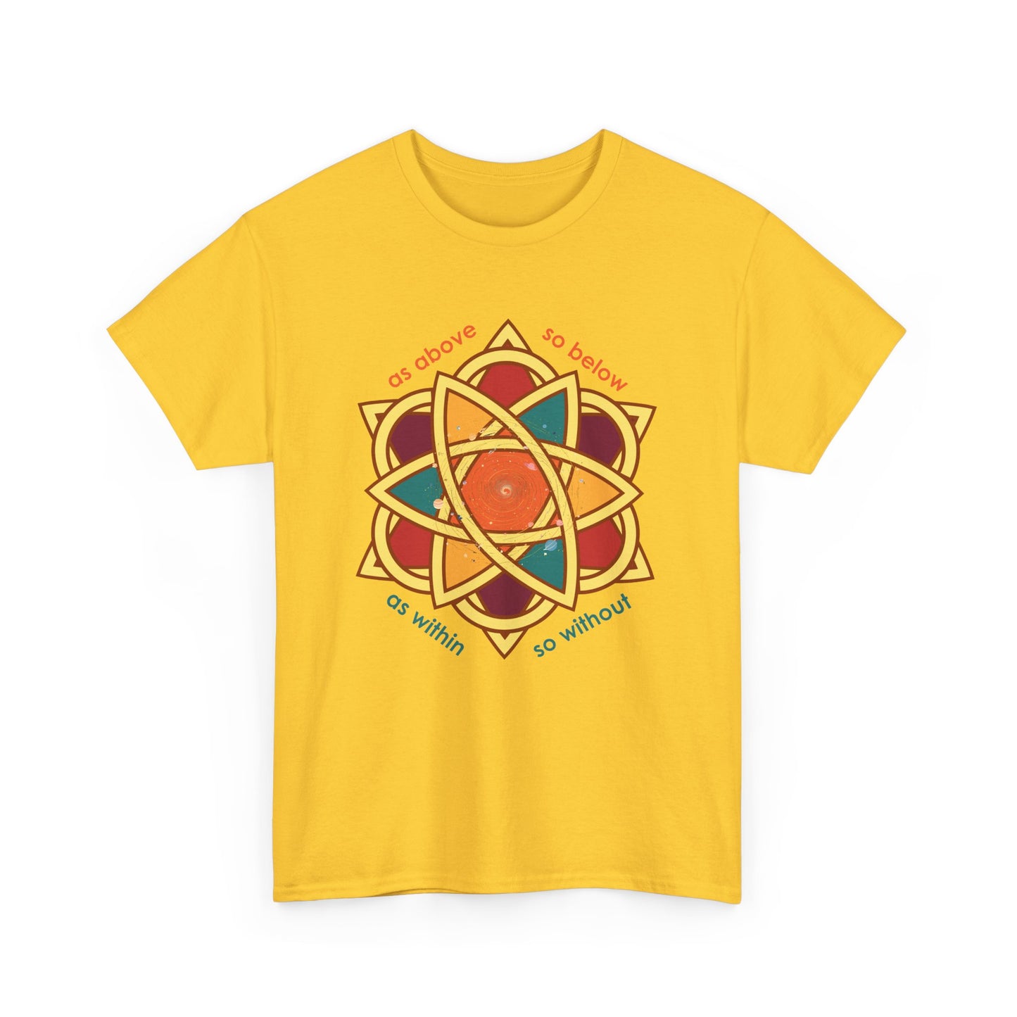 As Within, So Without – Sri Yantra Heavy Cotton Tee