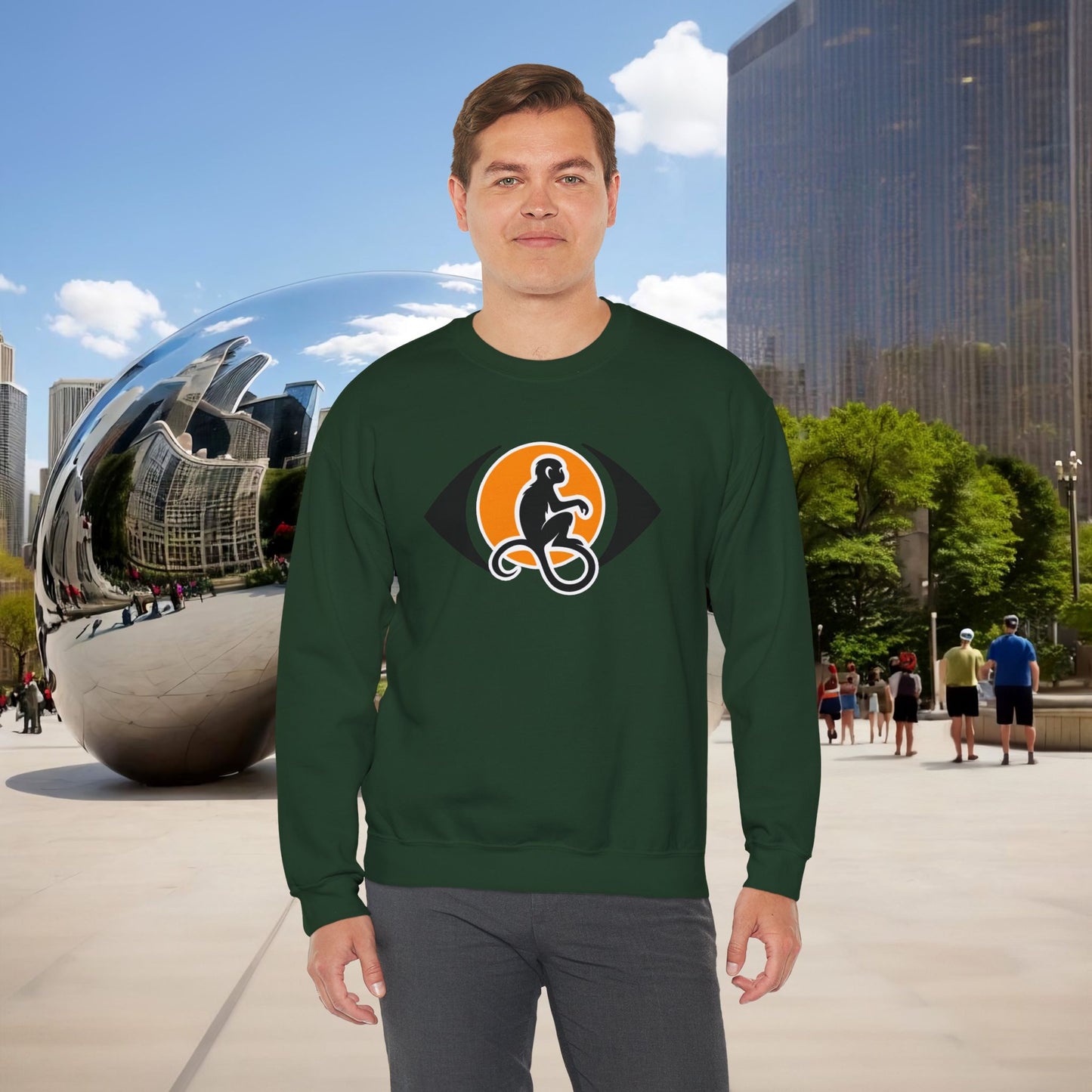 🌑 THE THREE STATES OF MIND — Menaste Symbolic Crewneck