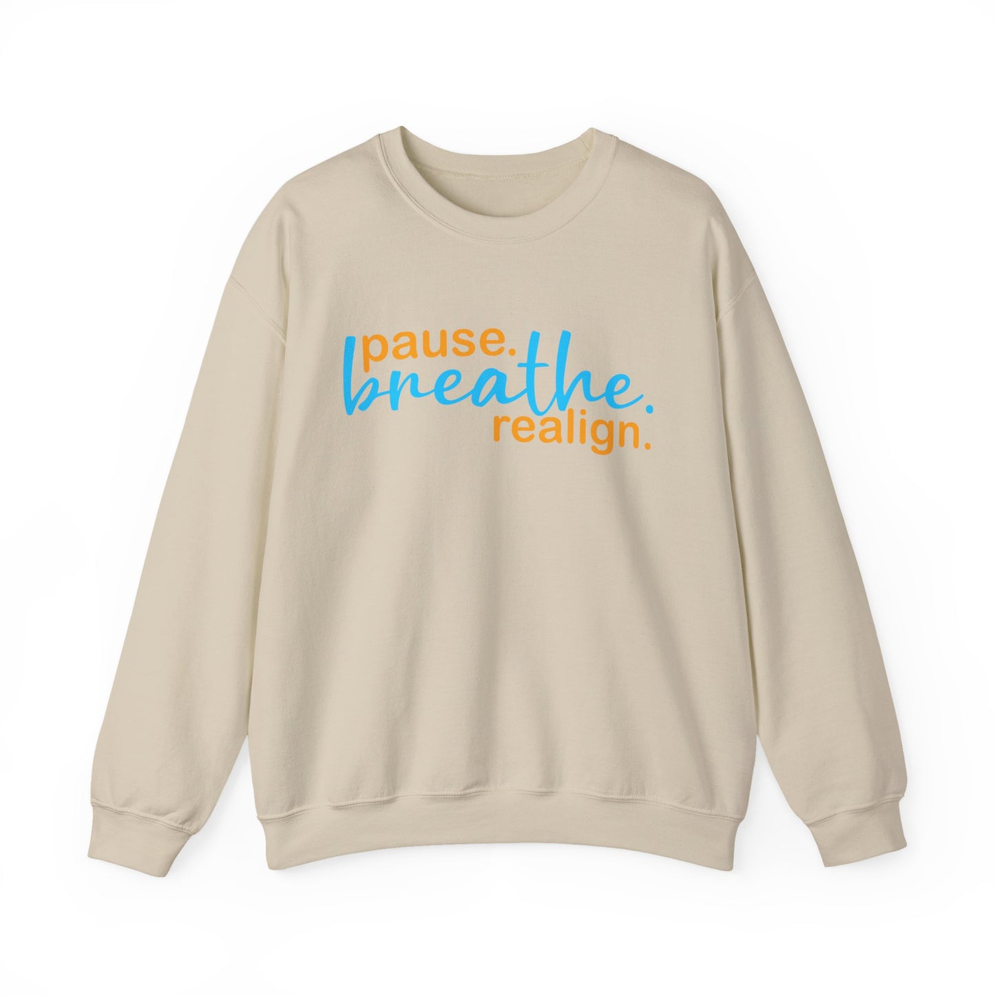 🌙Sacred Stillness - "Pause. Breathe. Realign." Crewneck Sweatshirt