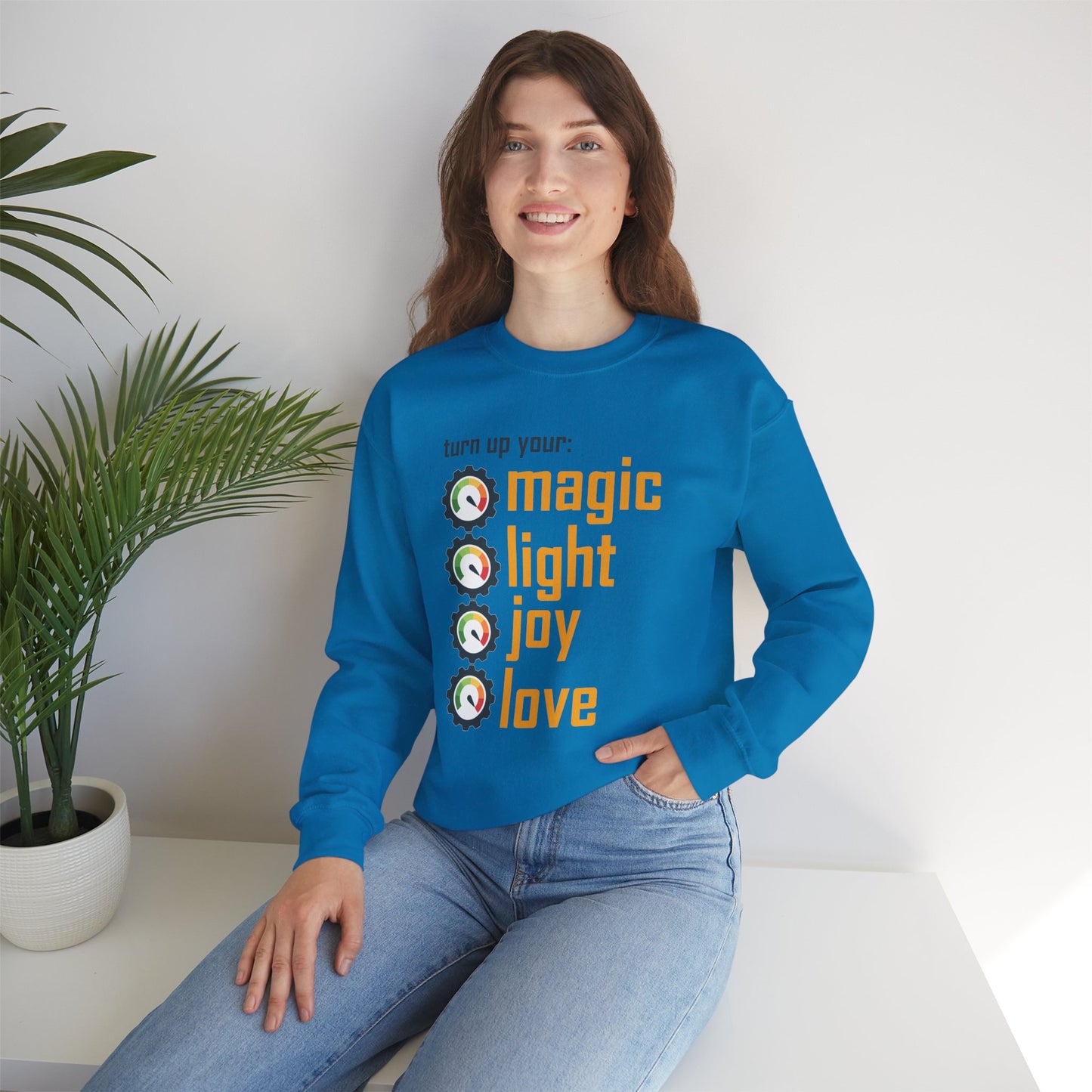 🎚️Turn Up Your Light - A Soulful Volume of You - Crewneck Sweatshirt