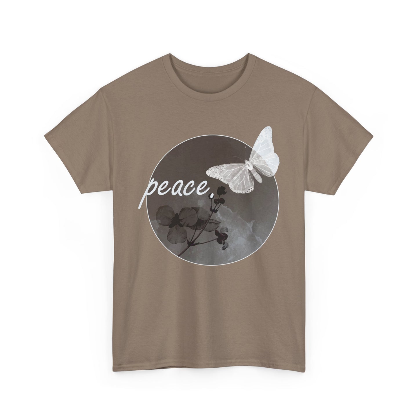 Peace Within Heavy Cotton Tee - Grace in Stillness