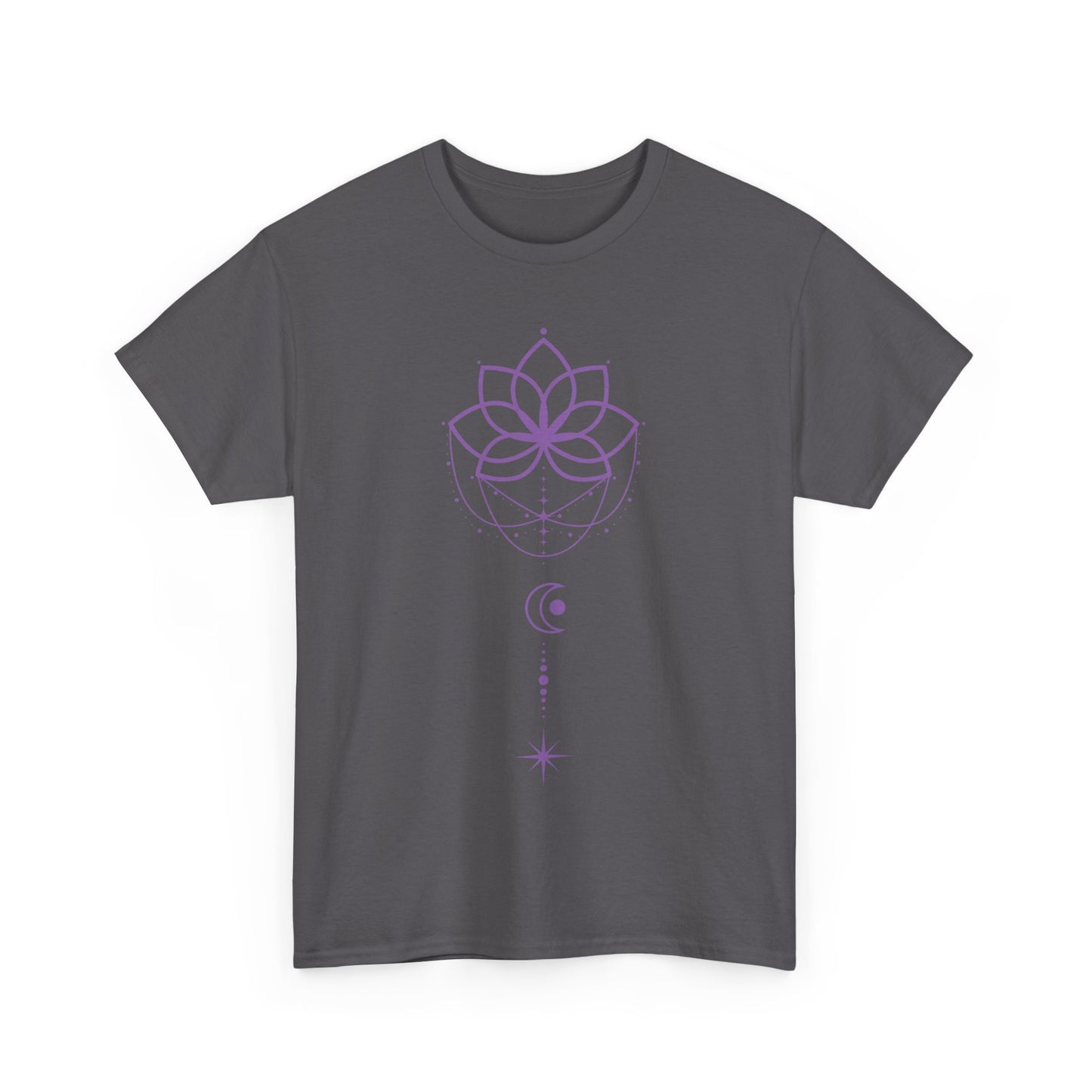 💜Celestial Grace Heavy Cotton Tee - Align with Light & Flow