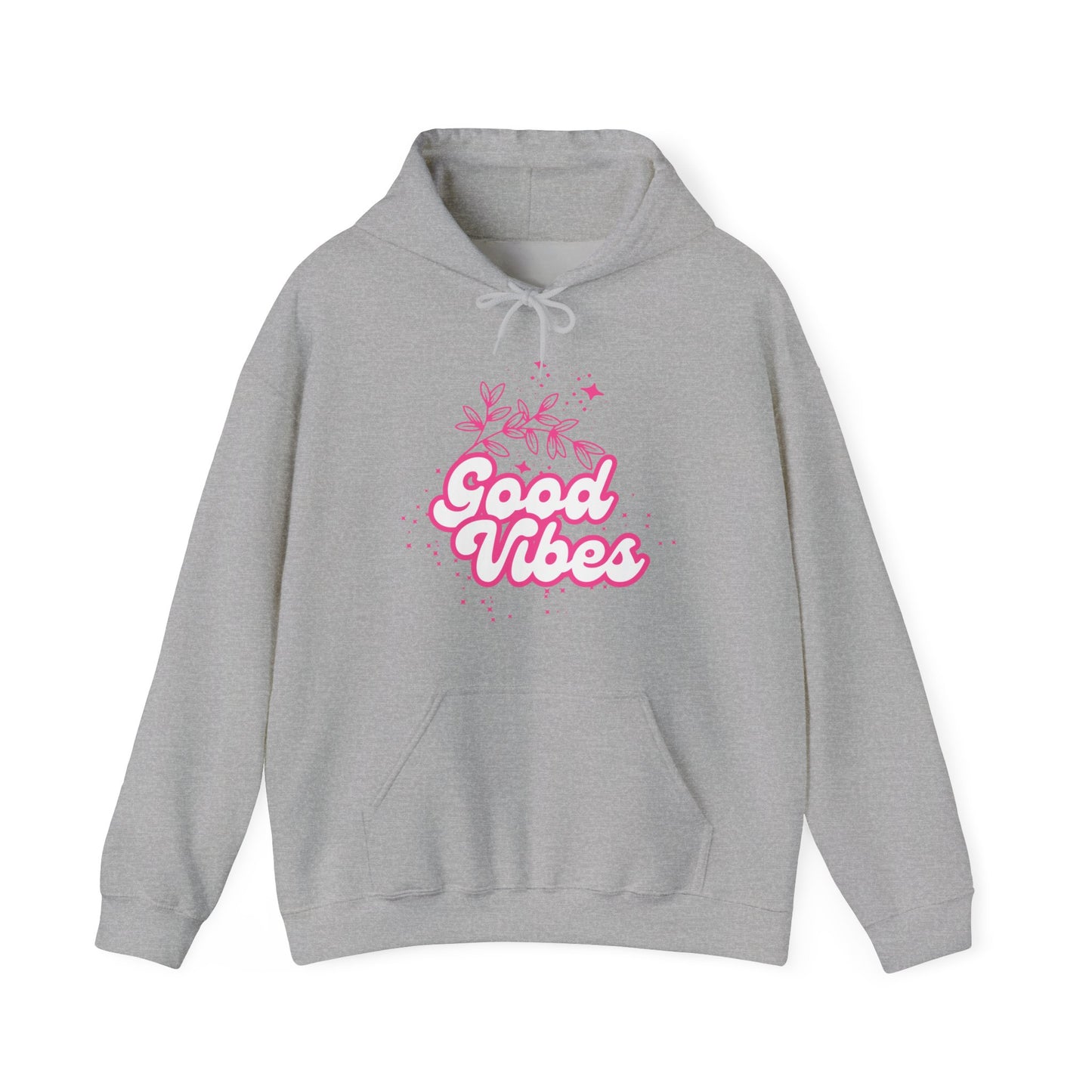 🌸Good Vibe Hoodie – Bloom in Positivity & Cosmic Light✨🌼
