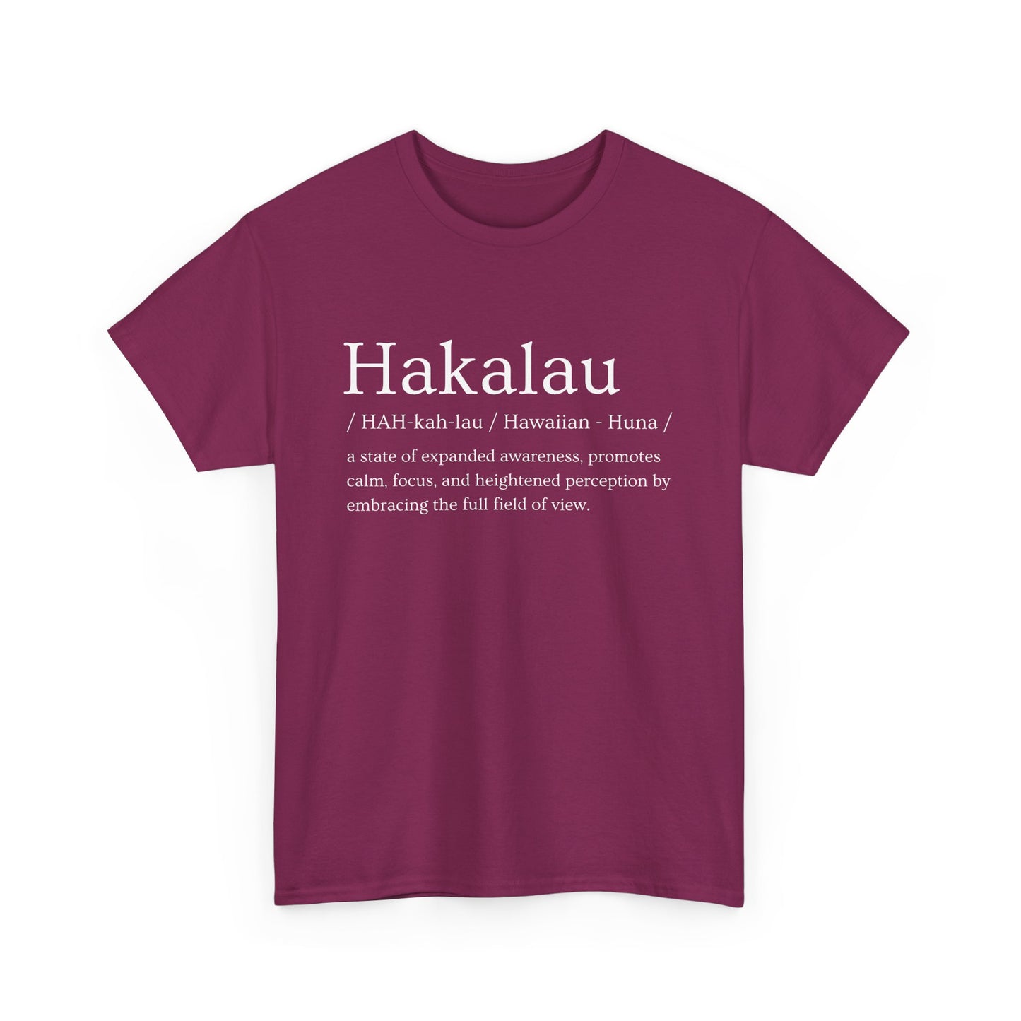 🌴Hakalau Awareness Heavy Cotton Tee - Expand Your Focus