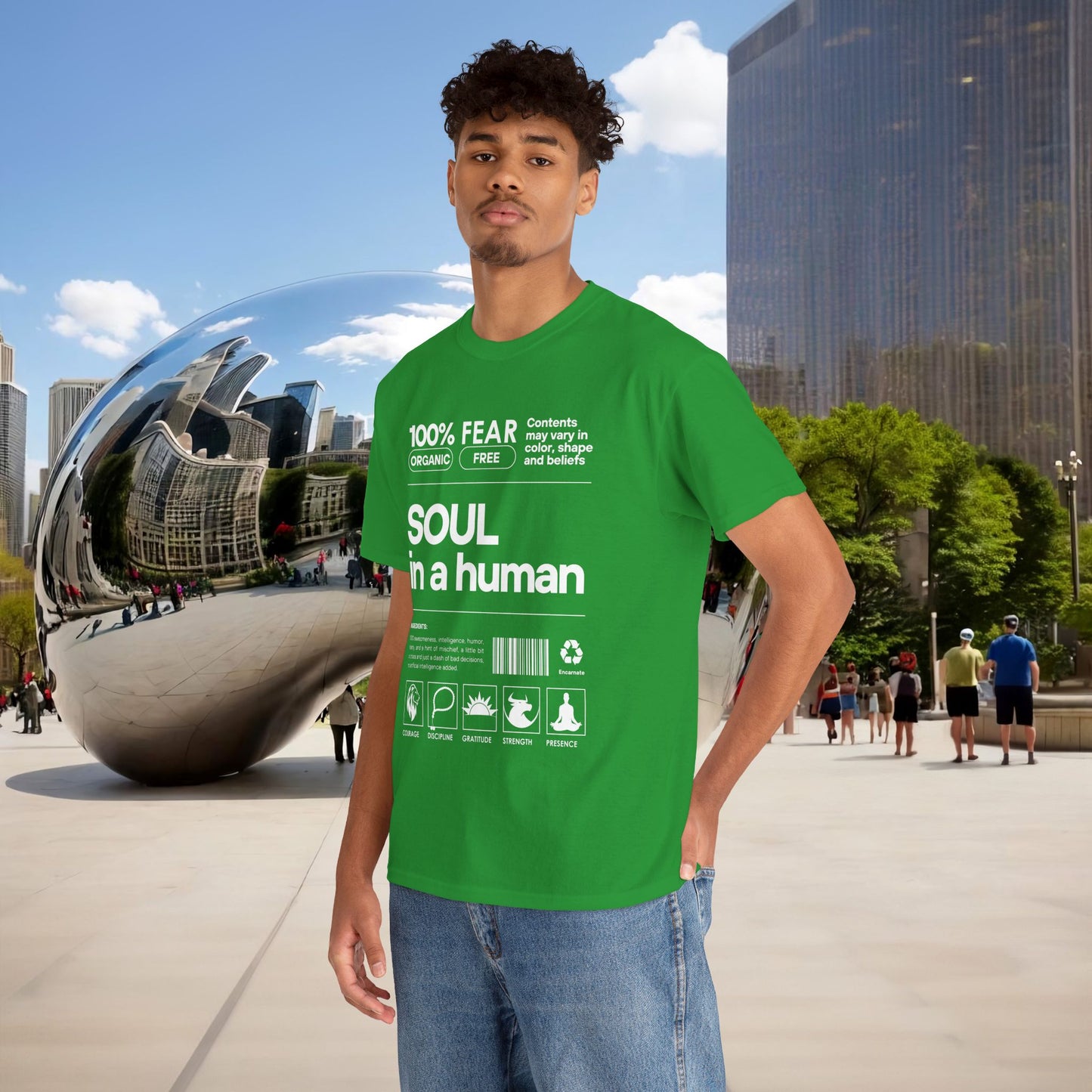 🜂 SOUL IN A HUMAN — The Human Blueprint Tee (Menaste Edition)