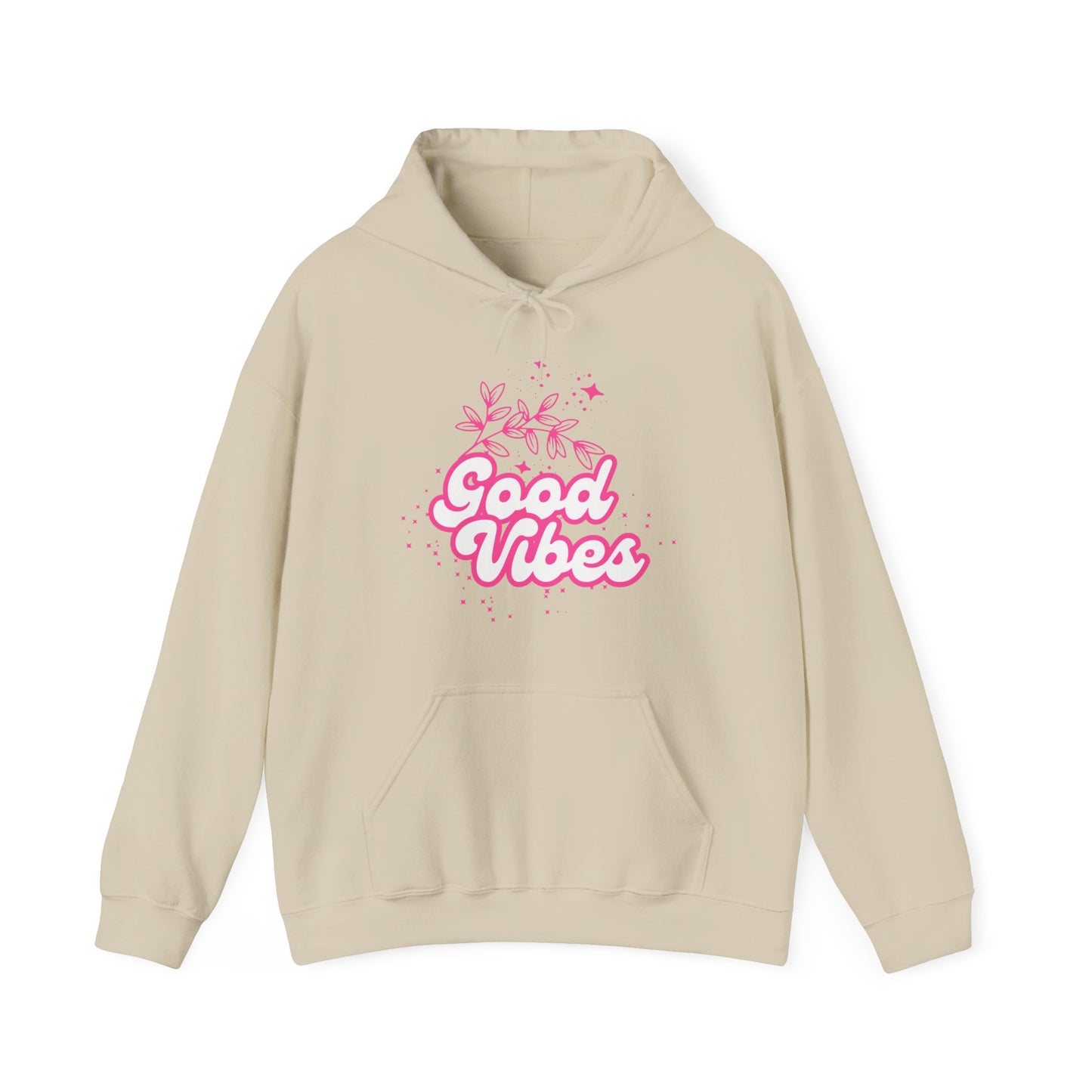 🌸Good Vibe Hoodie – Bloom in Positivity & Cosmic Light✨🌼