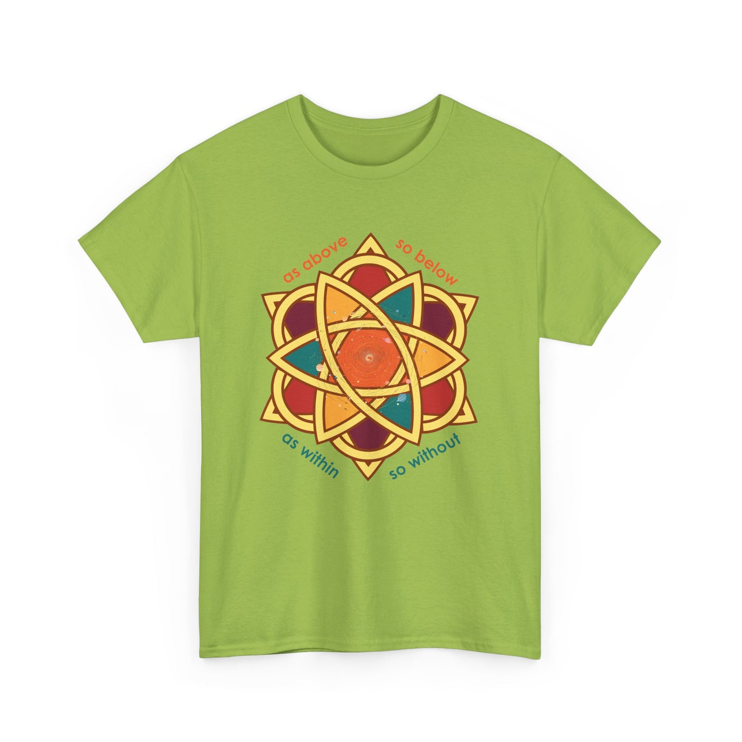 As Within, So Without – Sri Yantra Heavy Cotton Tee