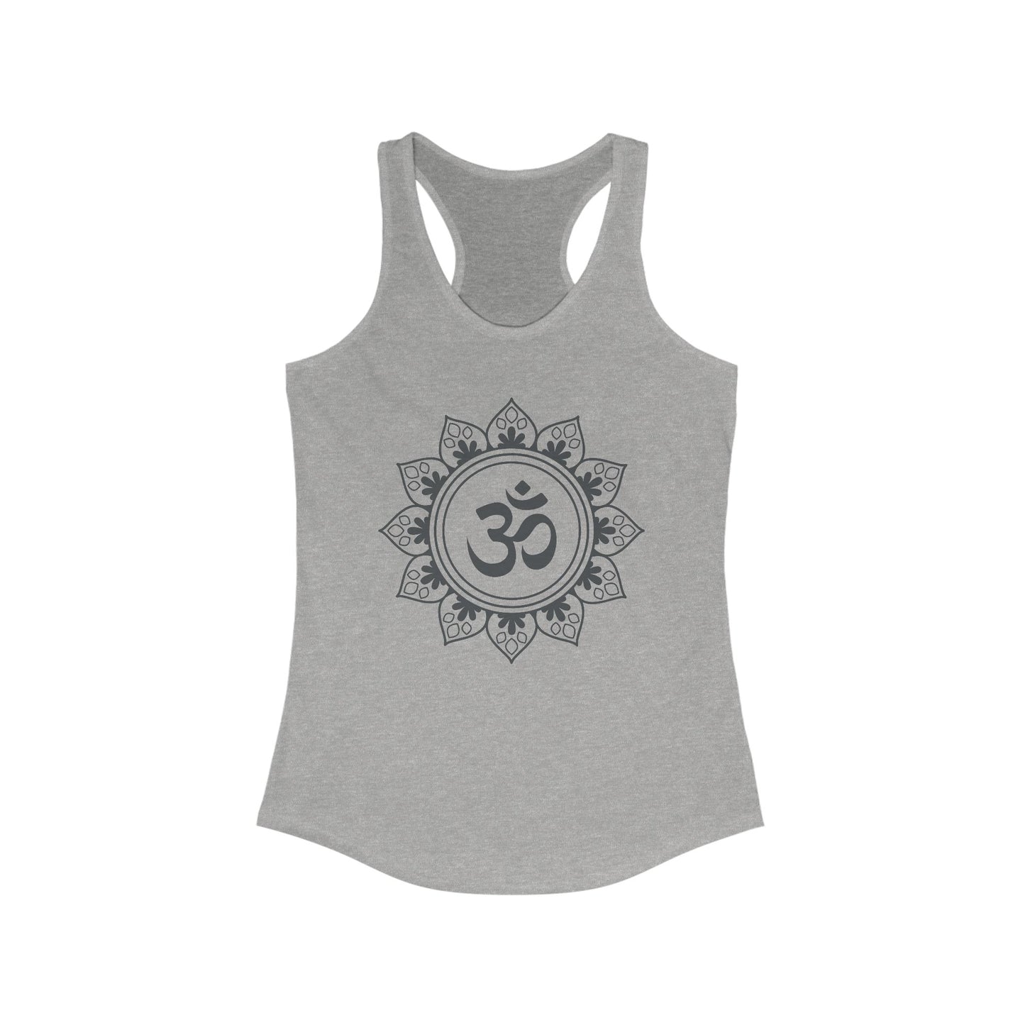 "Om Mandala" Racerback Tank - Spiritual Strength Meets Everyday Comfort