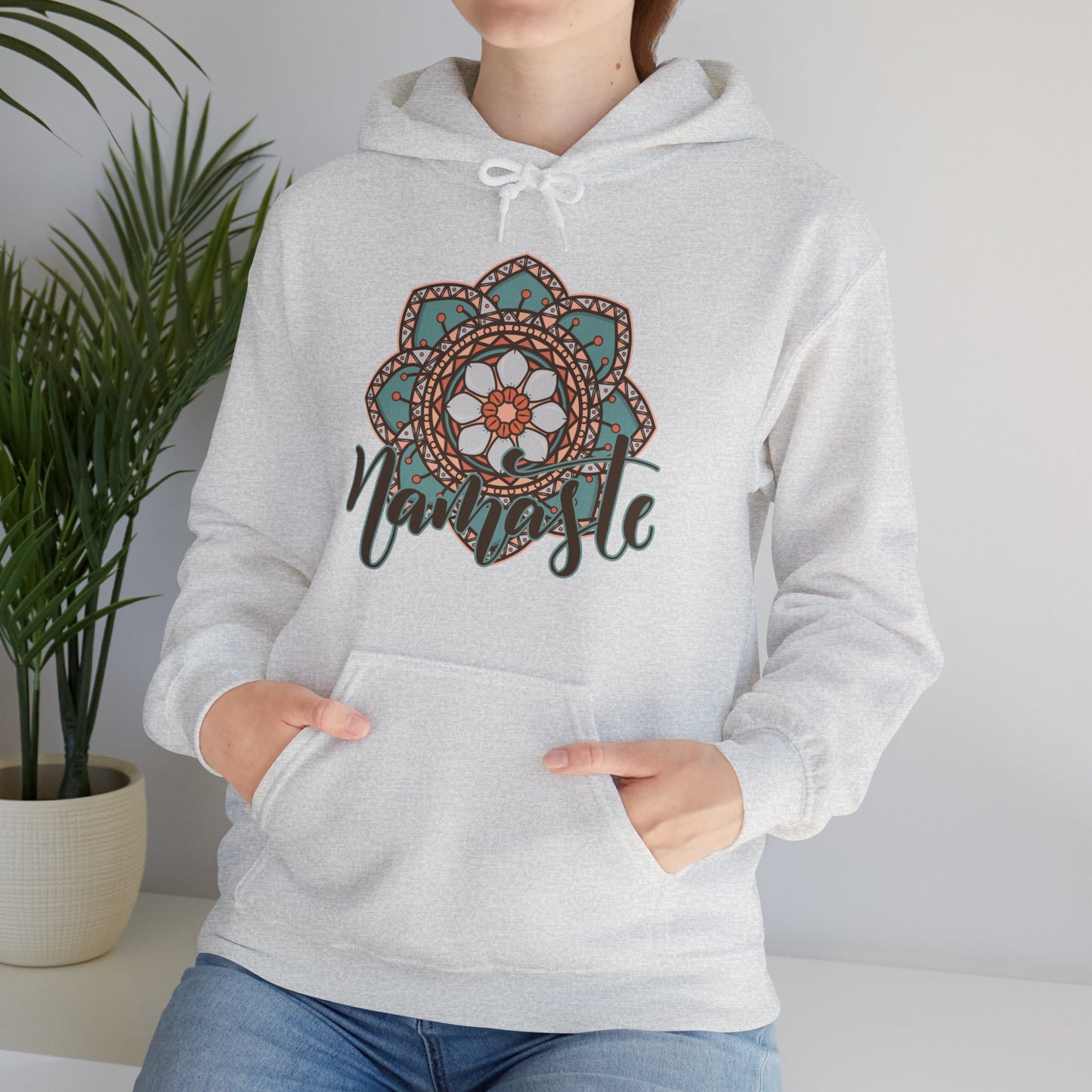 Namaste Hoodie – Wearable Calm & Inner Light🌸🕊️