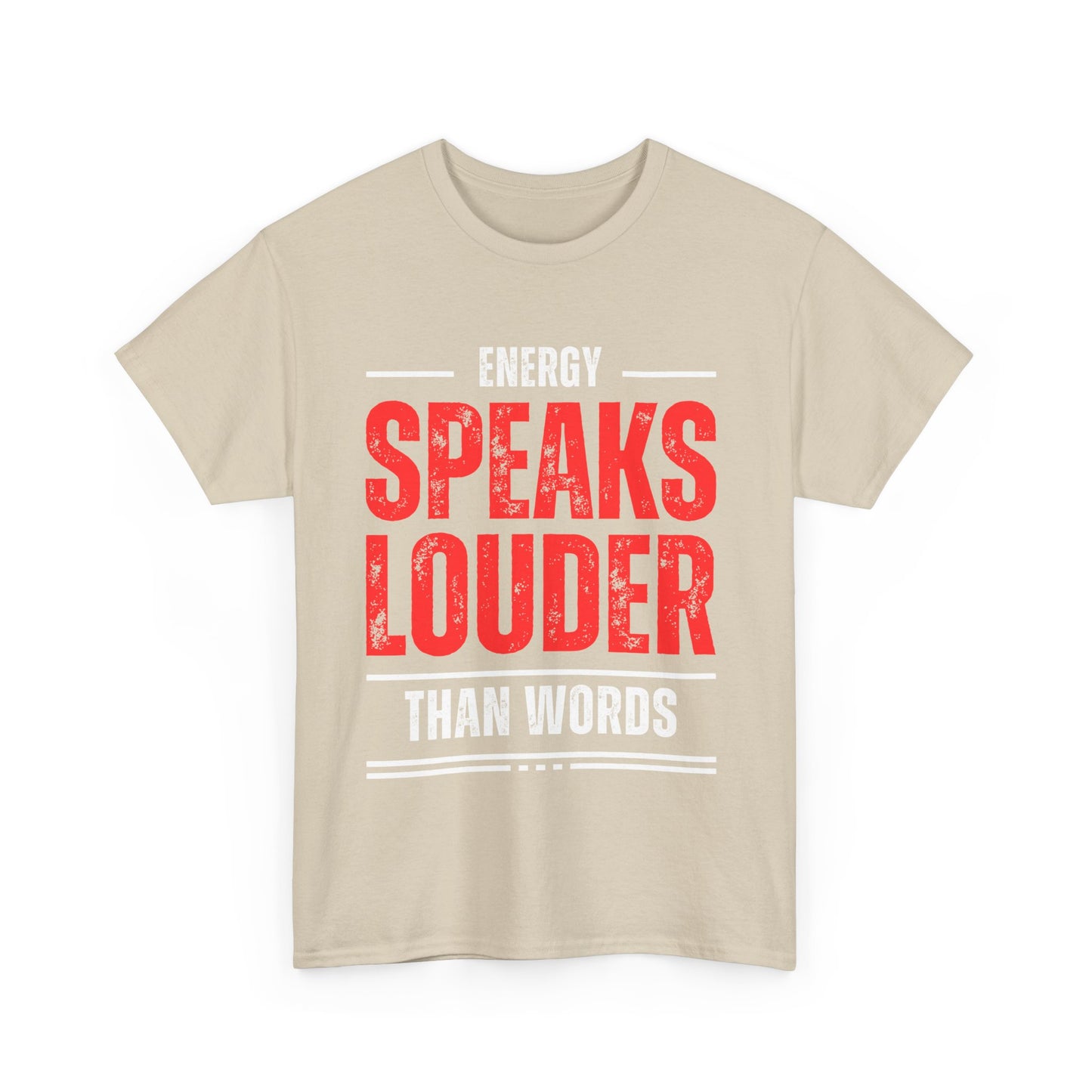 ⚡Vibe Frequency Heavy Cotton Tee - Where Energy Speaks Truth