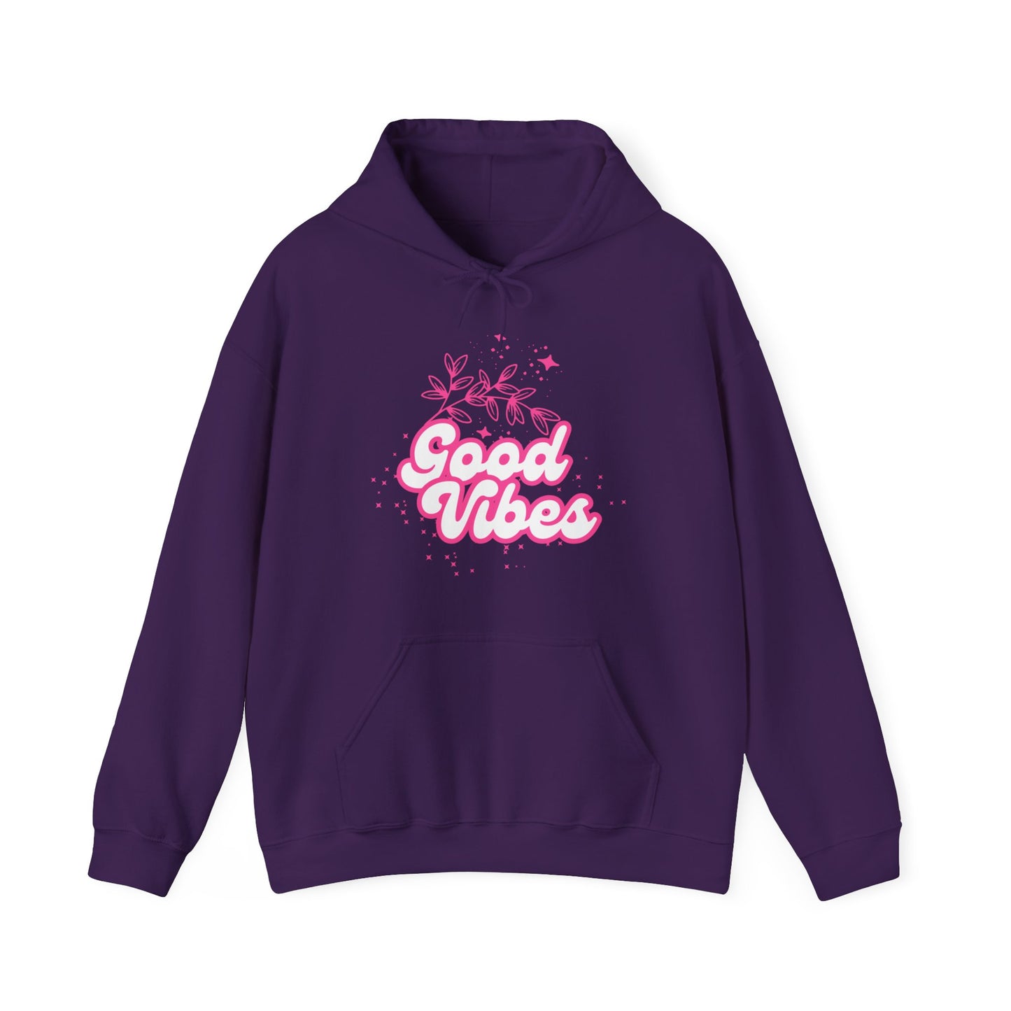 🌸Good Vibe Hoodie – Bloom in Positivity & Cosmic Light✨🌼