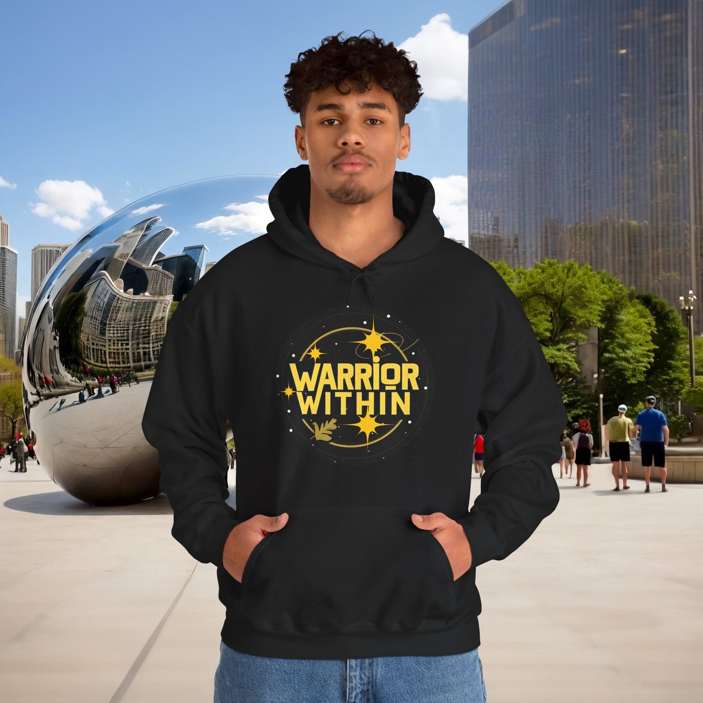 ⭐🔥 Menaste "WARRIOR WITHIN" — Inner Strength Hoodie