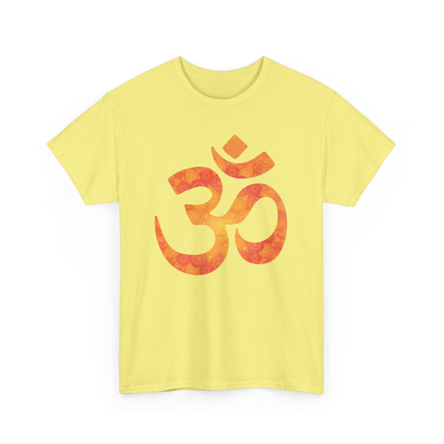 🕉️Sacred Om Mandala Heavy Cotton Tee - Radiate Inner Harmony