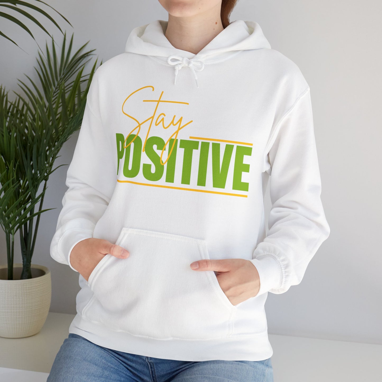 🌞STAY POSITIVE Hoodie — Radiate Light, Wear Your Energy ✨🔥