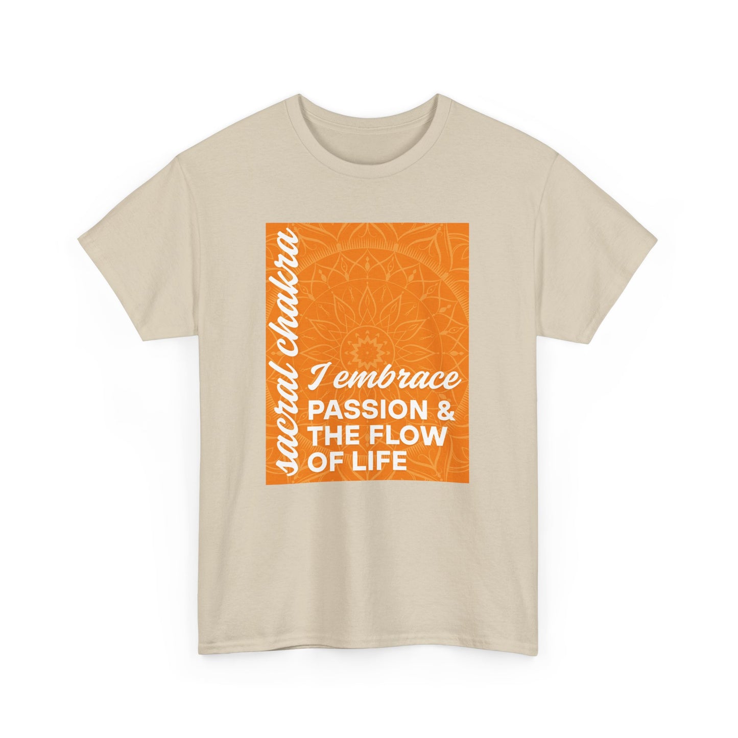 🧡Flow of Passion Heavy Cotton Tee - Embrace Your Creativity
