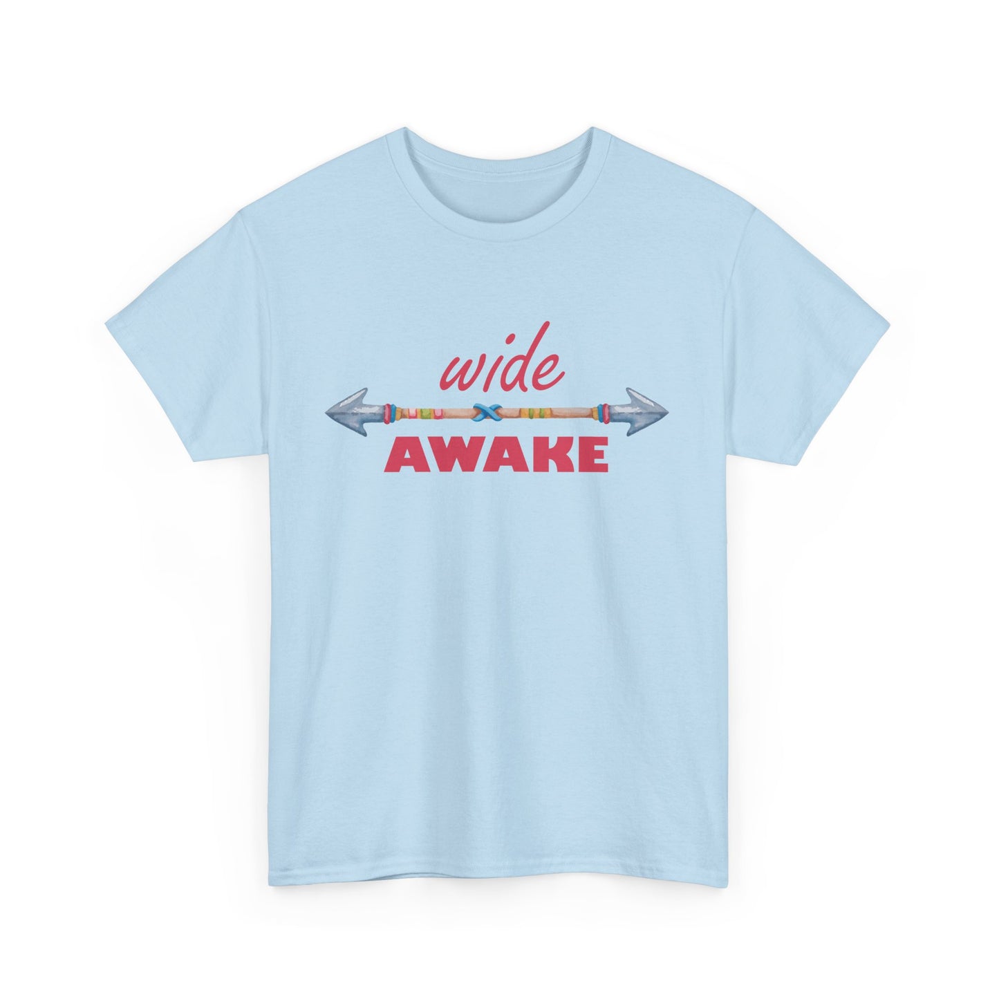 Wide Awake Heavy Cotton Tee - Aligned, Aware, Unstoppable