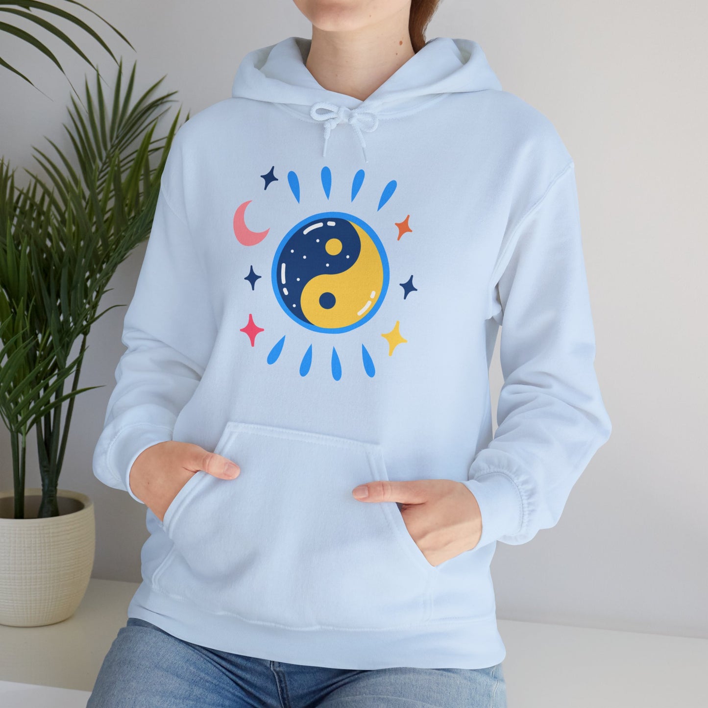 🌙Lunar Balance Hoodie - Wrapped in Cosmic Harmony ✨