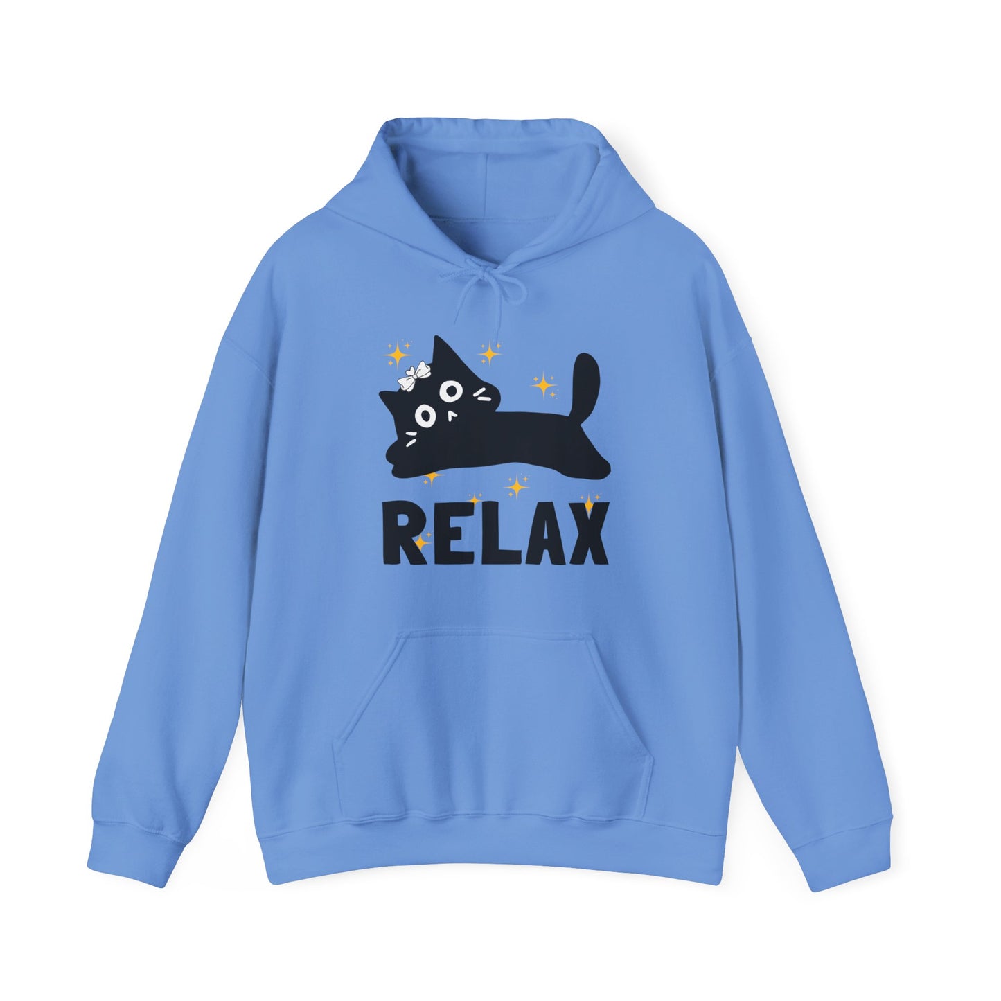 🐱Relax Hoodie — Trust the Divine, Live Like a Cat: Stay In the Moment✨🌿