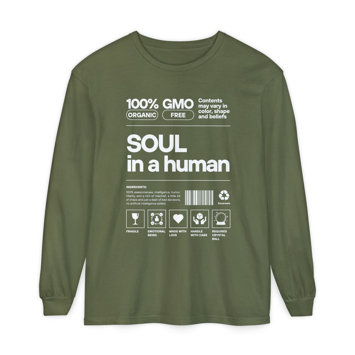 🌟Soul in a Human FUN Fact - Long Sleeve Tee