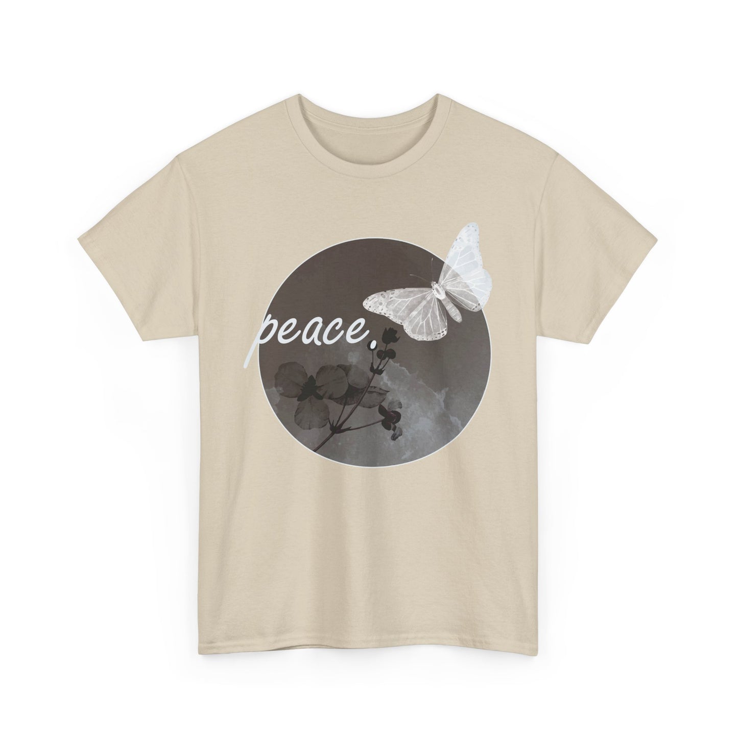 Peace Within Heavy Cotton Tee - Grace in Stillness