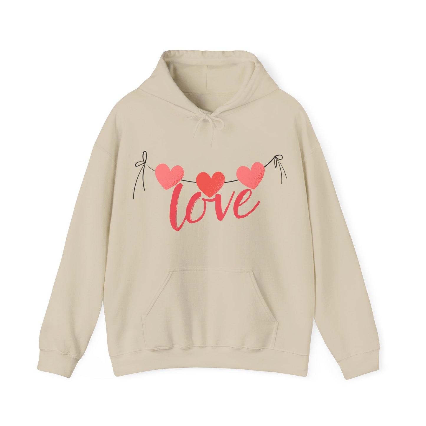 Three hearts, one message - Cozy Hoodie💗💗💗✨