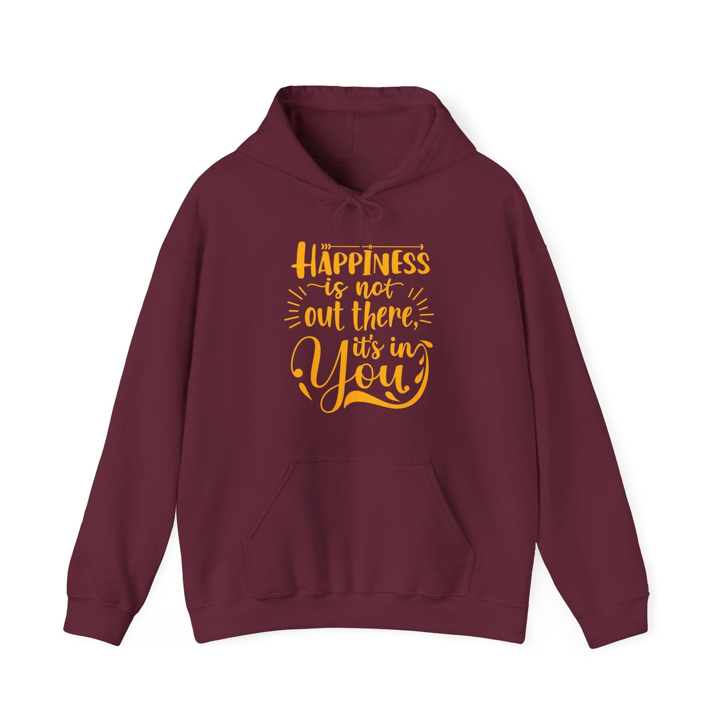 Happiness Is Within Hoodie – Mindful Comfort & Inner Joy🌿🌞✨