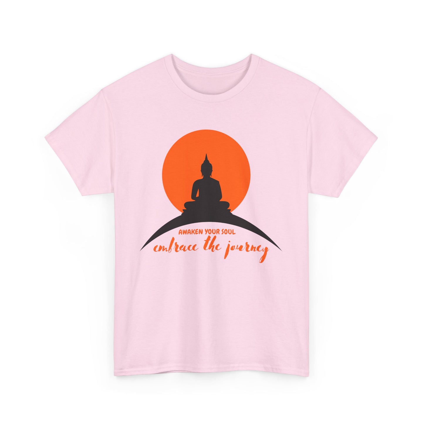 "Awaken Your Soul, Embrace Your Journey" Heavy Cotton Tee
