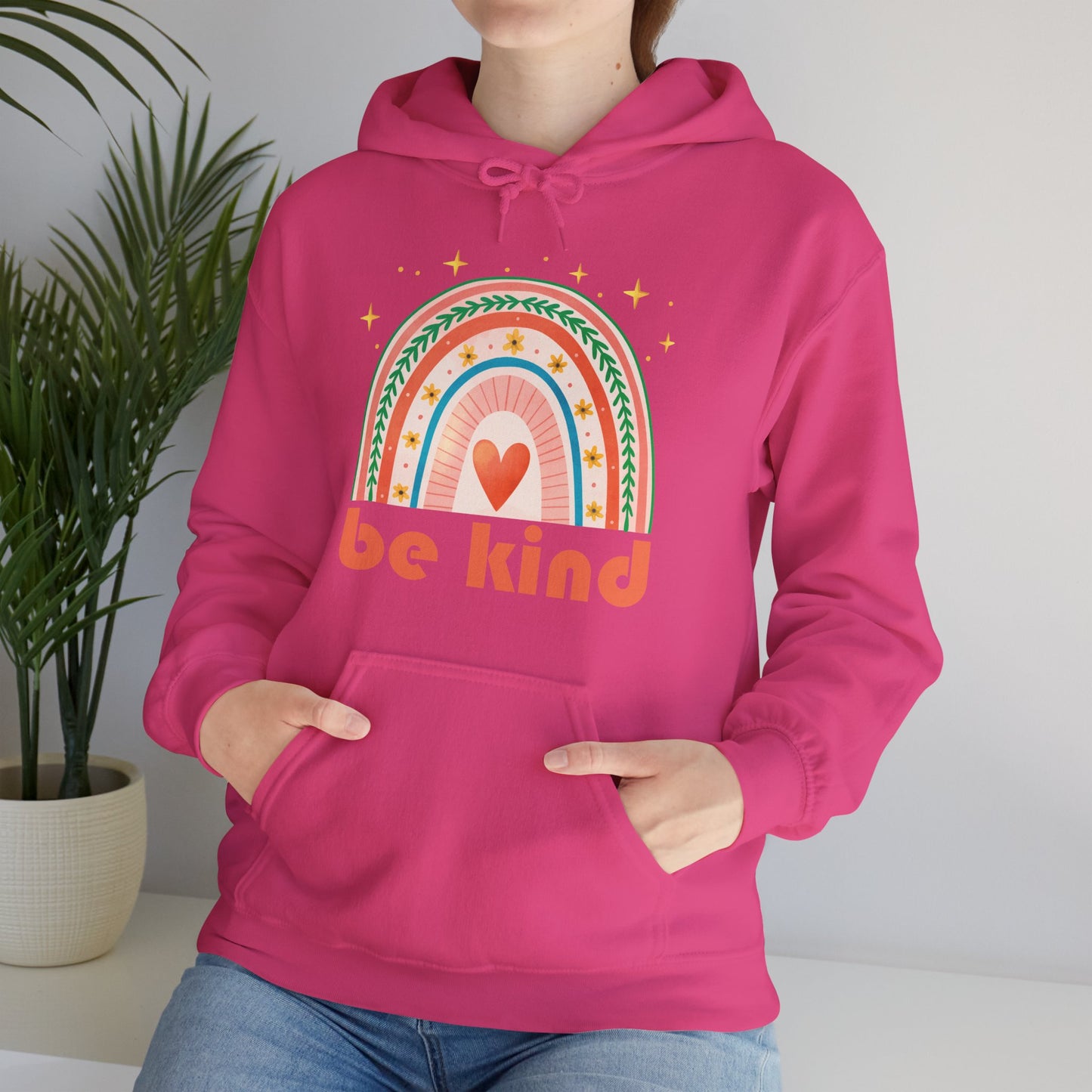 🌈💫Be Kind Cosmic Rainbow Hoodie 🌈✨