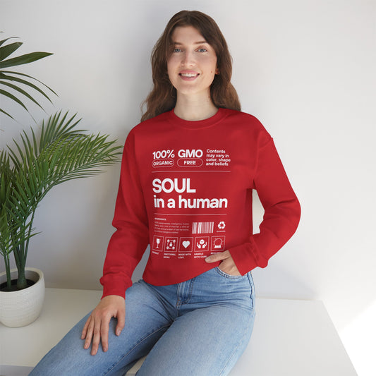 🧬Soul Ingredients - Human Label Crewneck Sweatshirt