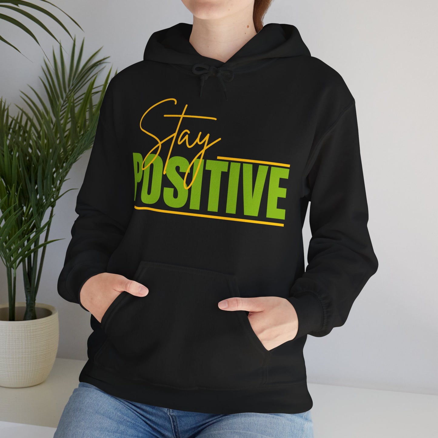 🌞STAY POSITIVE Hoodie — Radiate Light, Wear Your Energy ✨🔥