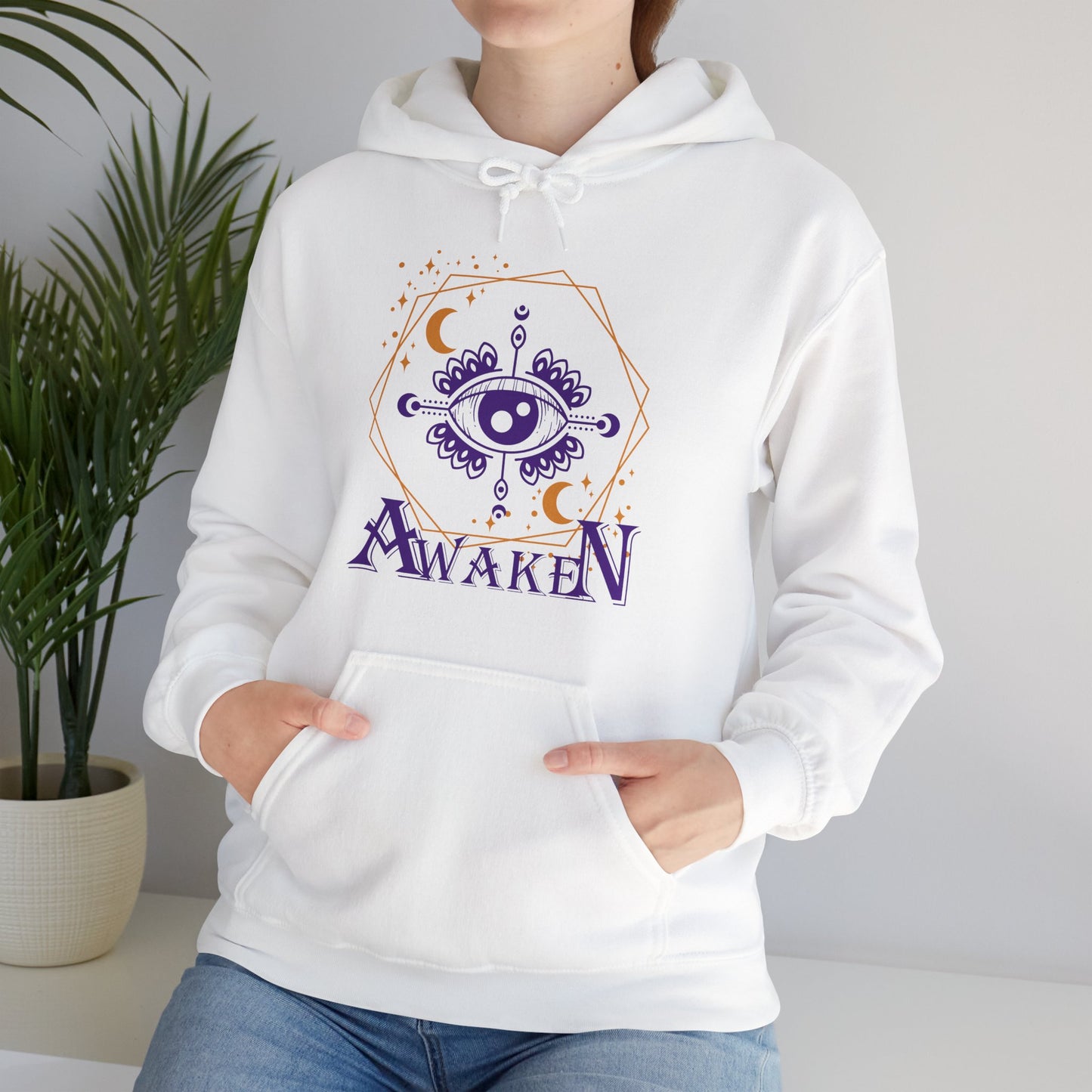 👁️✨Awaken Hoodie — Trust Your Inner Vision, Rise to Higher Truths🌿