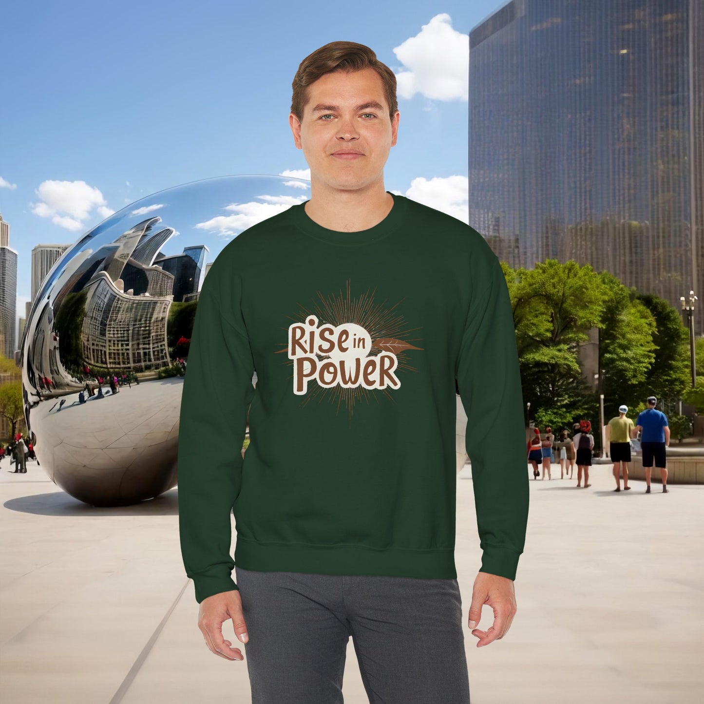 🔥 RISE IN POWER — Menaste Crewneck Sweatshirt