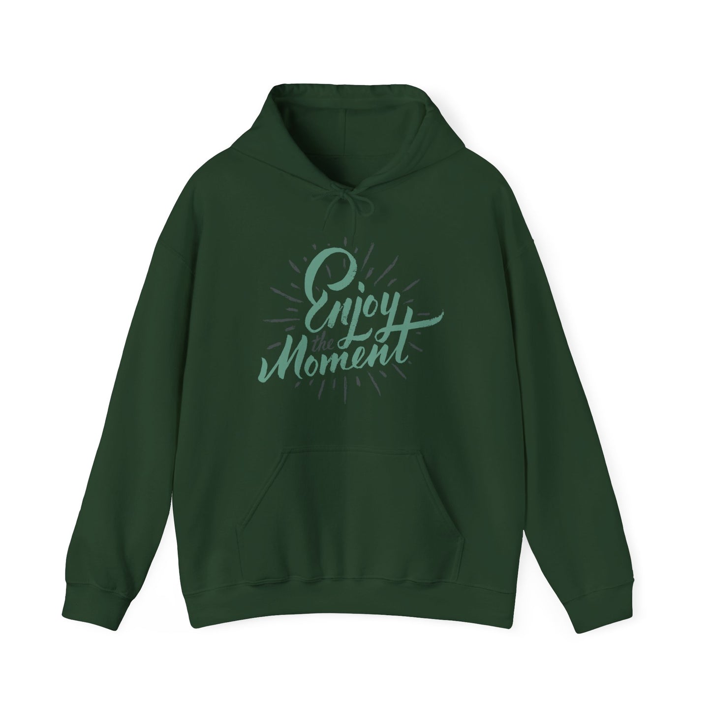 ✨Enjoy the Moment Hoodie – Mindful Living, Spiritual Comfort🌿🕊️✨