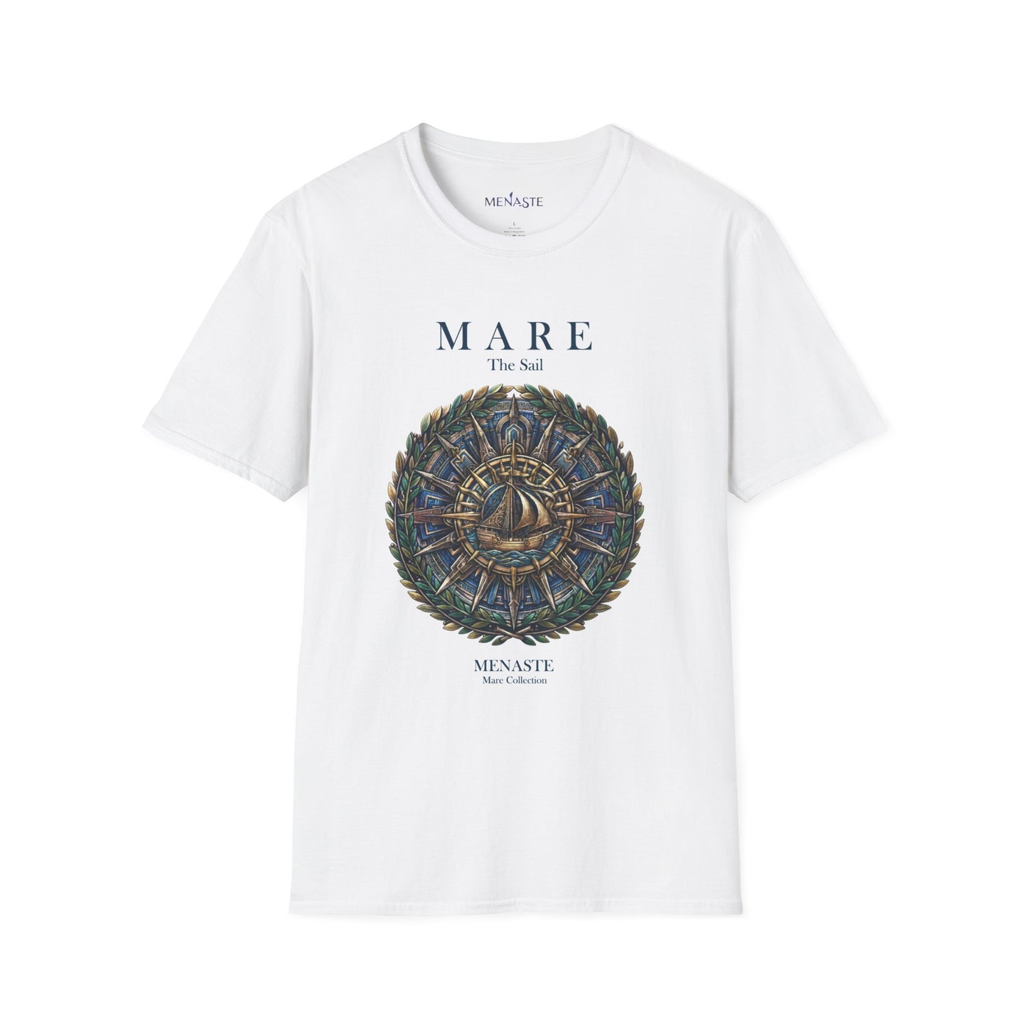 Mare The Sail T-Shirt — Nautical Compass Mandala Graphic Tee