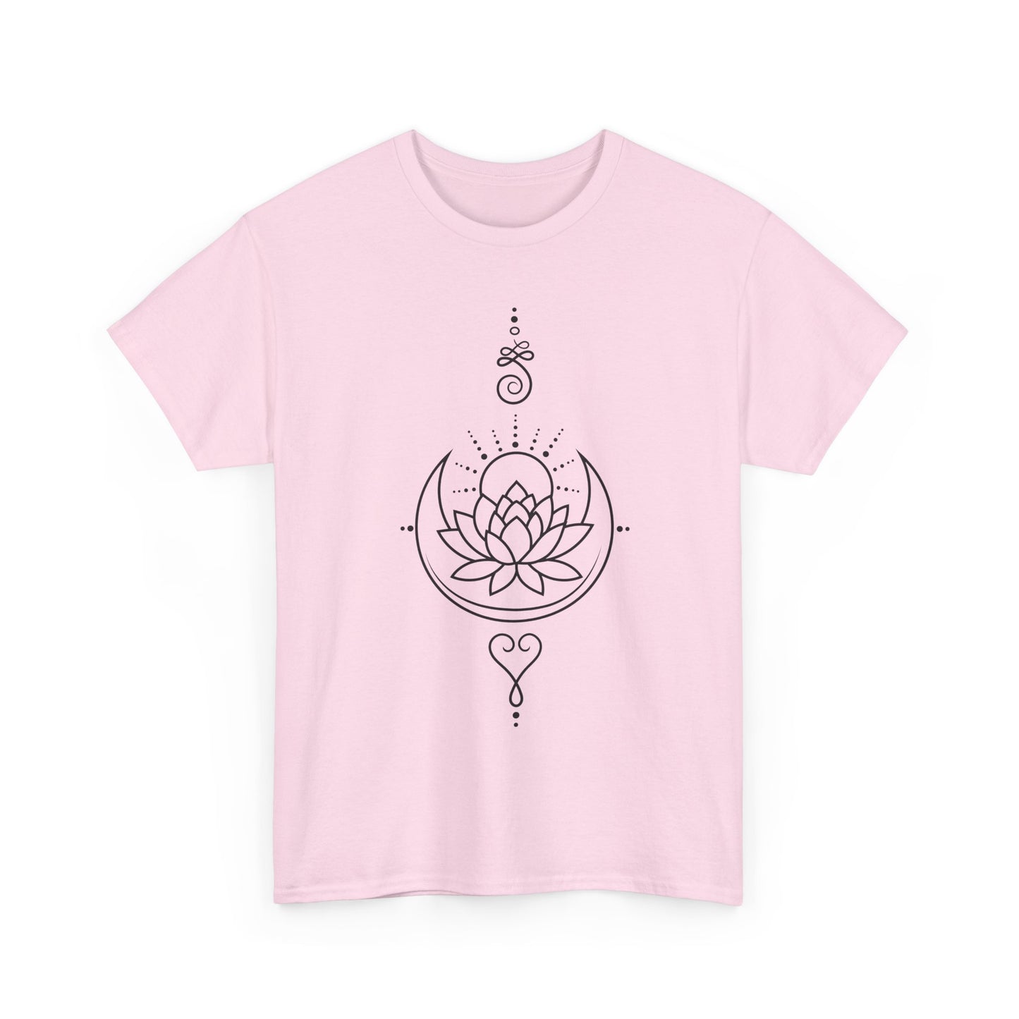 🌙Lotus Dawn Heavy Cotton Tee - Awaken to Possibility