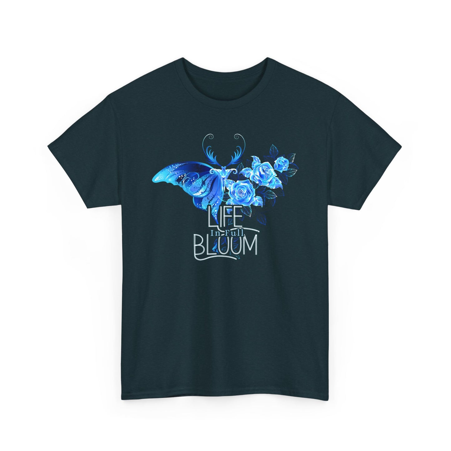 🦋Life in Full Bloom Heavy Cotton Tee - Rise, Bloom, Become