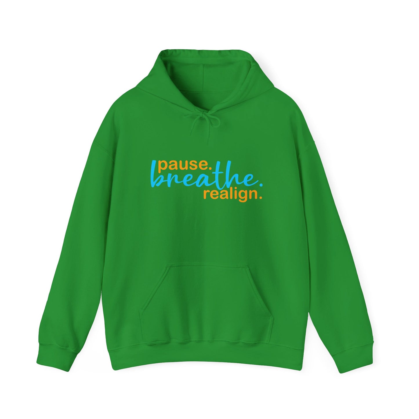 💛Mindful Pause Hooded Sweatshirt - "pause. breathe. realign."