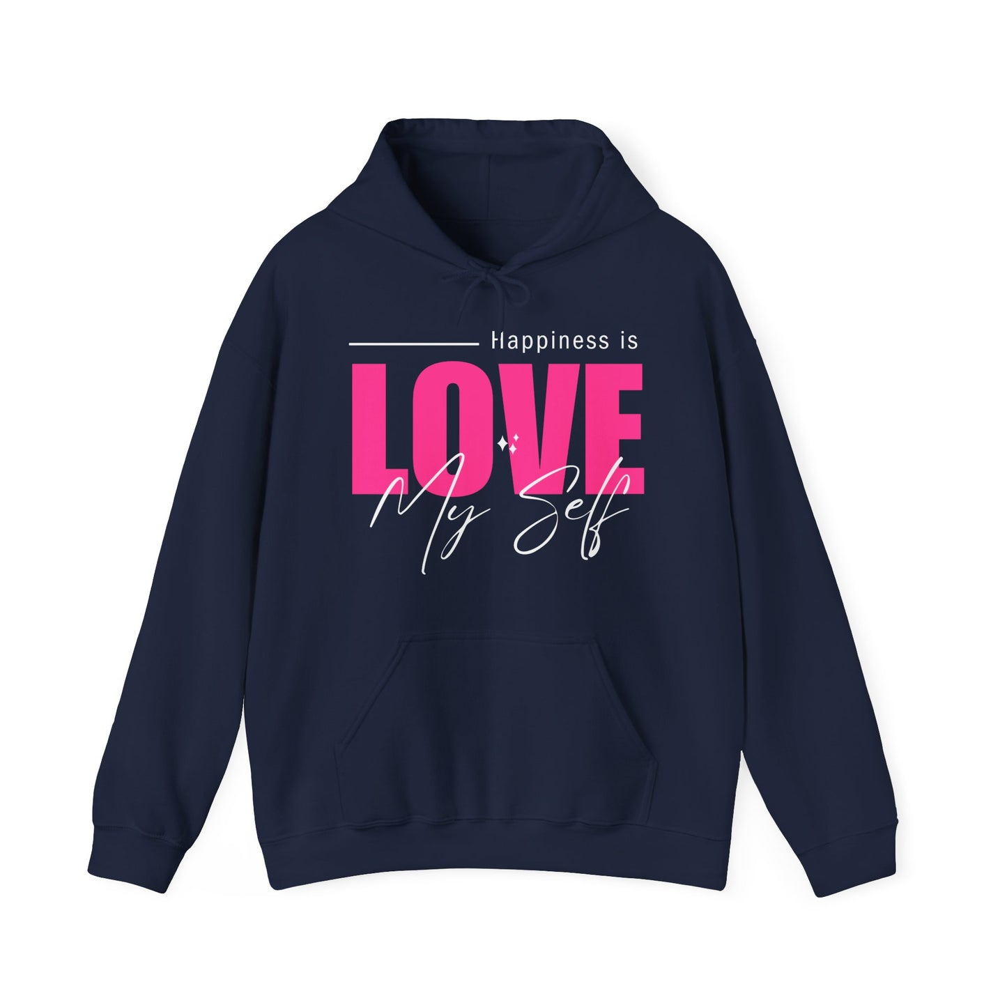💛🌸Happiness Is Love Myself Hoodie - Wear Your Self-Love Out Loud