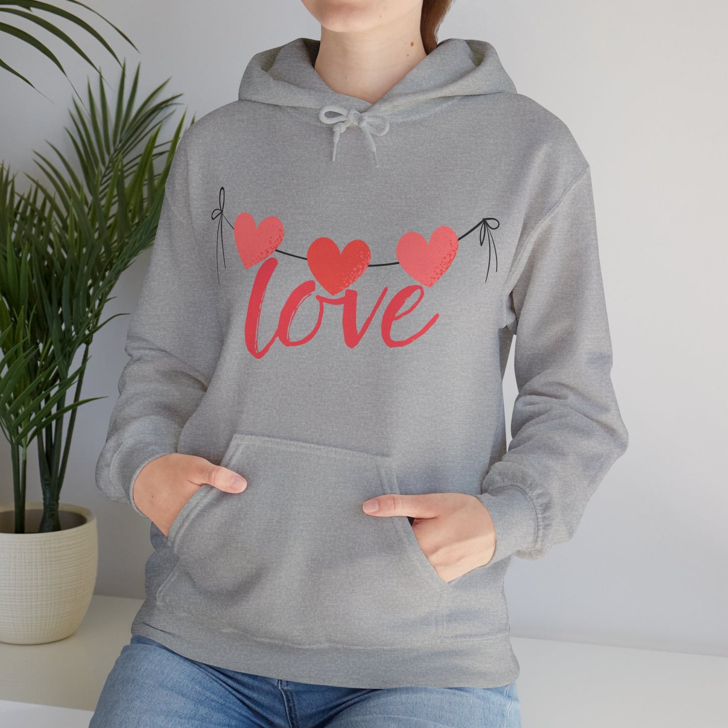 Three hearts, one message - Cozy Hoodie💗💗💗✨
