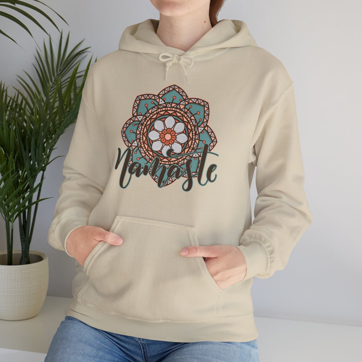 Namaste Hoodie – Wearable Calm & Inner Light🌸🕊️