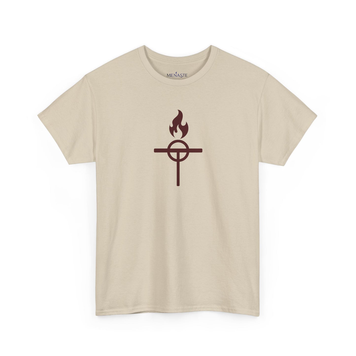 ⚔️ The Warrior Monk Sigil — Menaste Monastic T-Shirt