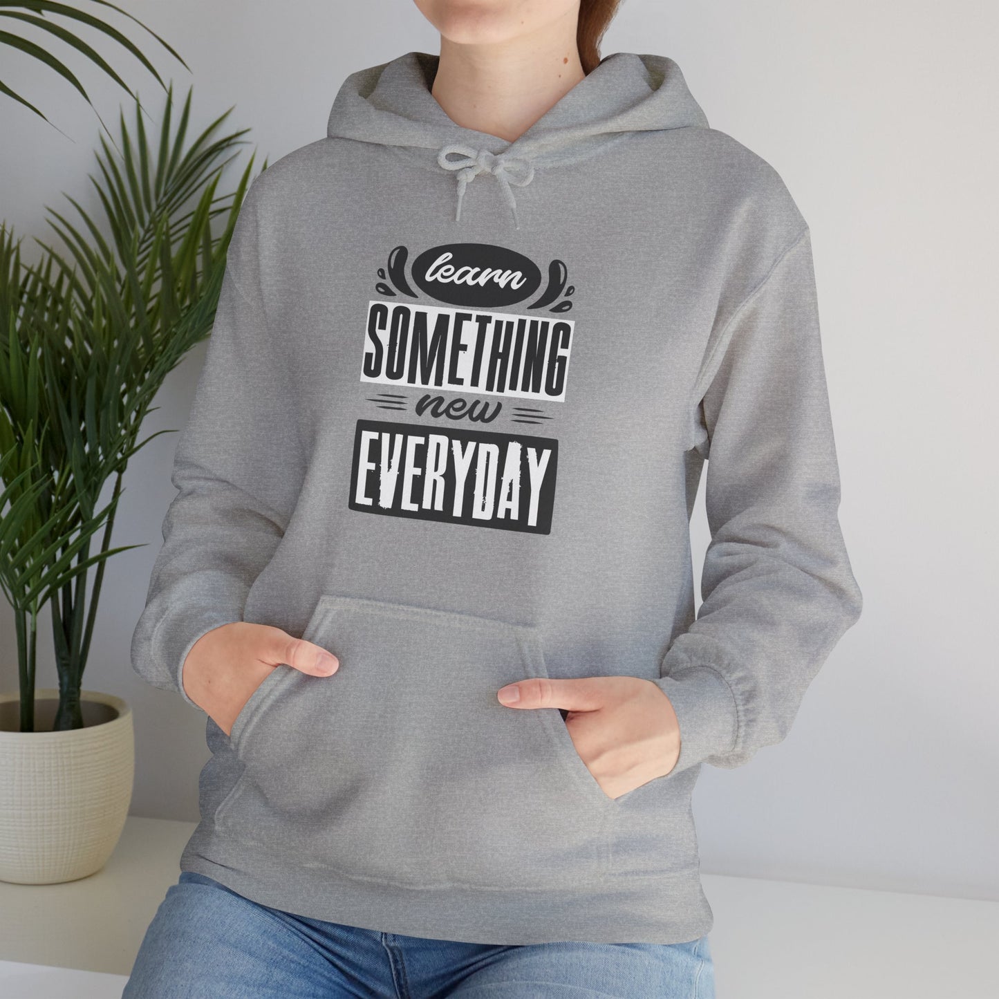 📚Learn Something New Every Day Hoodie – Spiritual Growth & Mindful Living Unisex Hoodie🌿