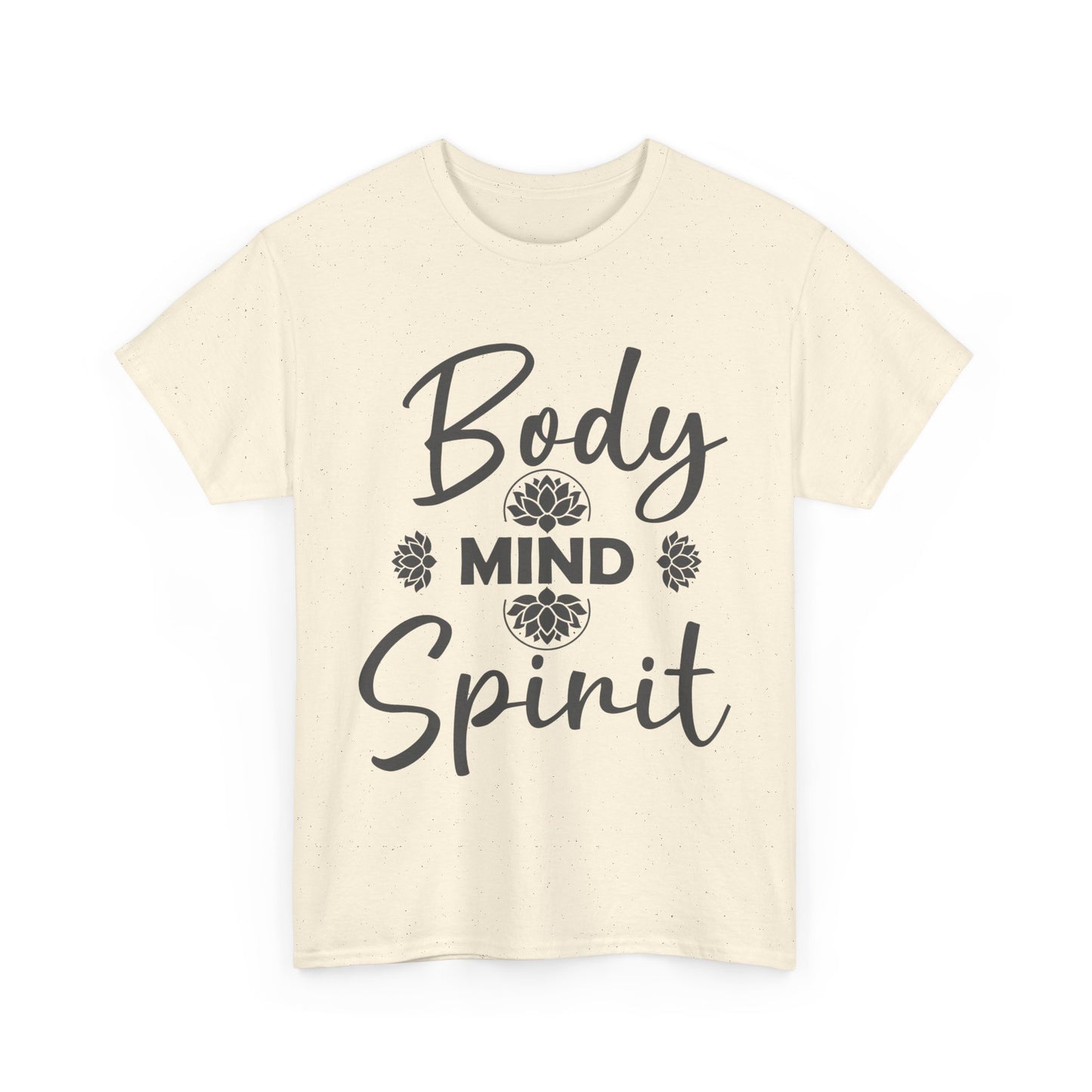 "Body • Mind • Spirit" - Align Your Energy Heavy Cotton Tee