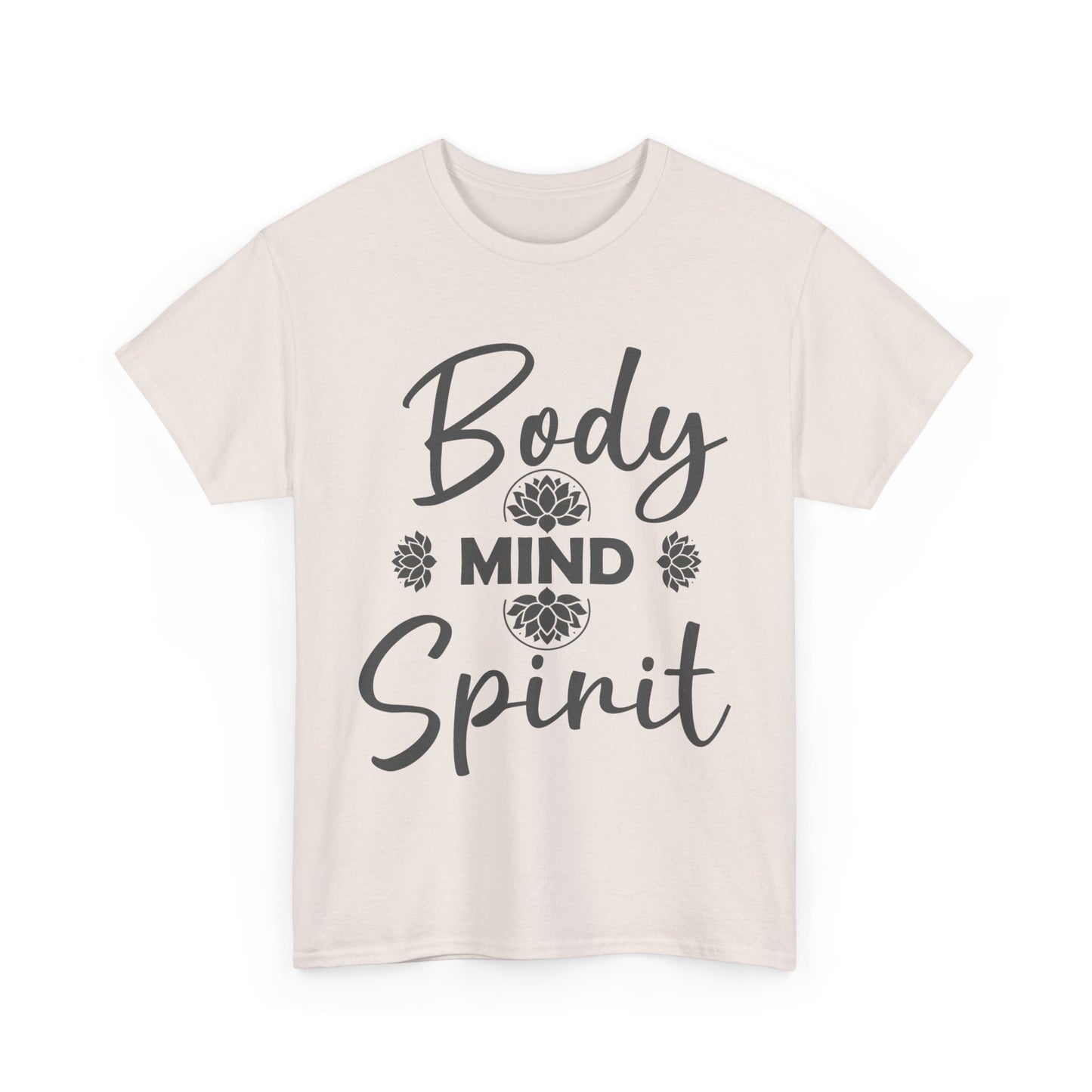 "Body • Mind • Spirit" - Align Your Energy Heavy Cotton Tee