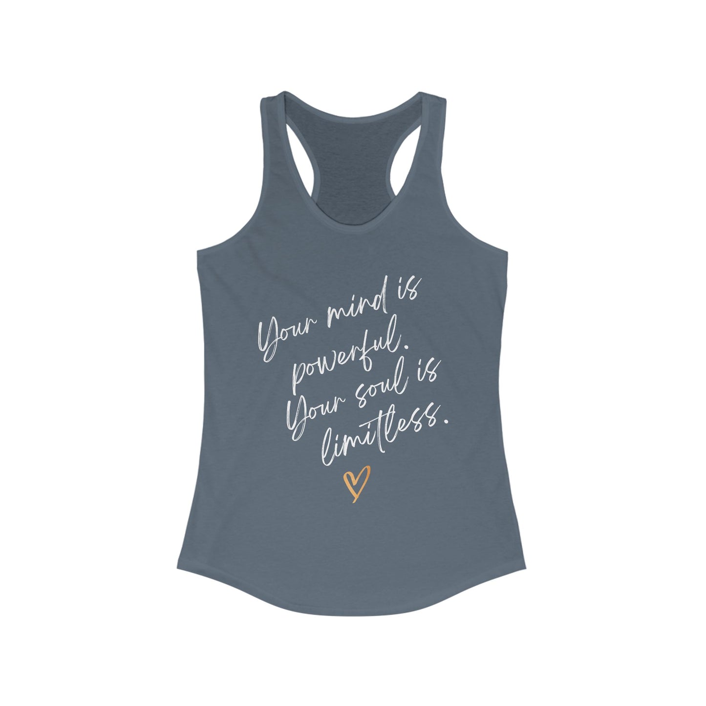 "Your Mind is Powerful, Your Soul is Limitless" - Empowerment Tank Top Wear for the Mindful Woman
