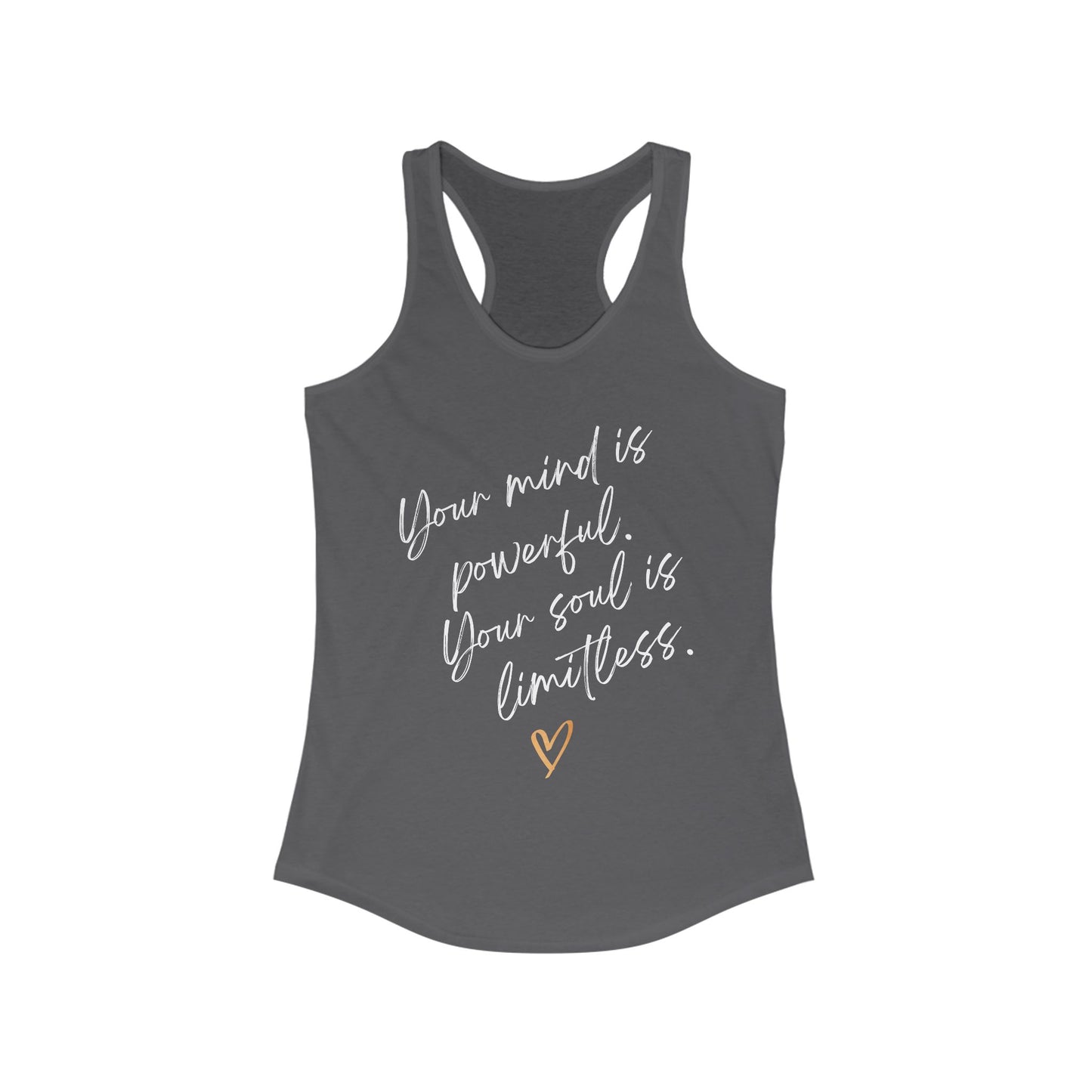 "Your Mind is Powerful, Your Soul is Limitless" - Empowerment Tank Top Wear for the Mindful Woman
